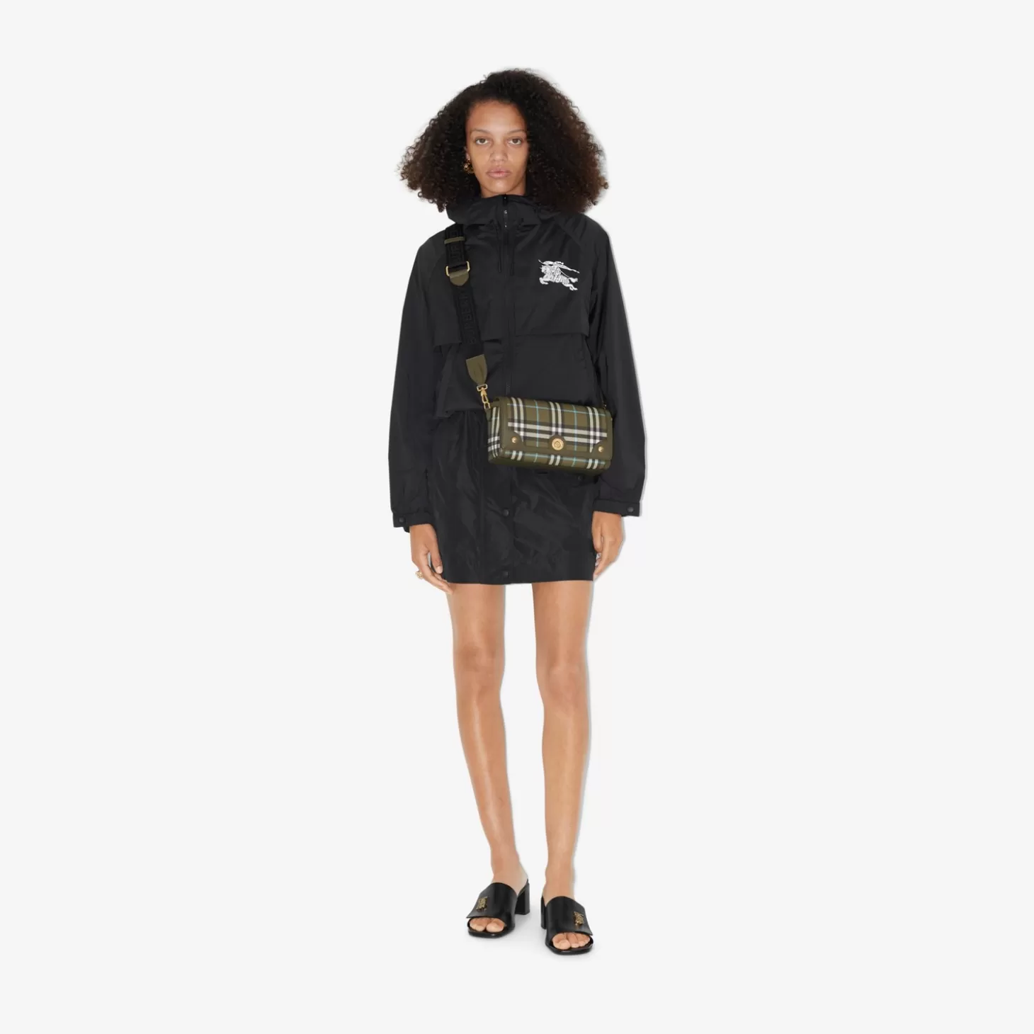 Burberry Anteckningsväska med övre handtag*Kvinnor Check | Crossbody