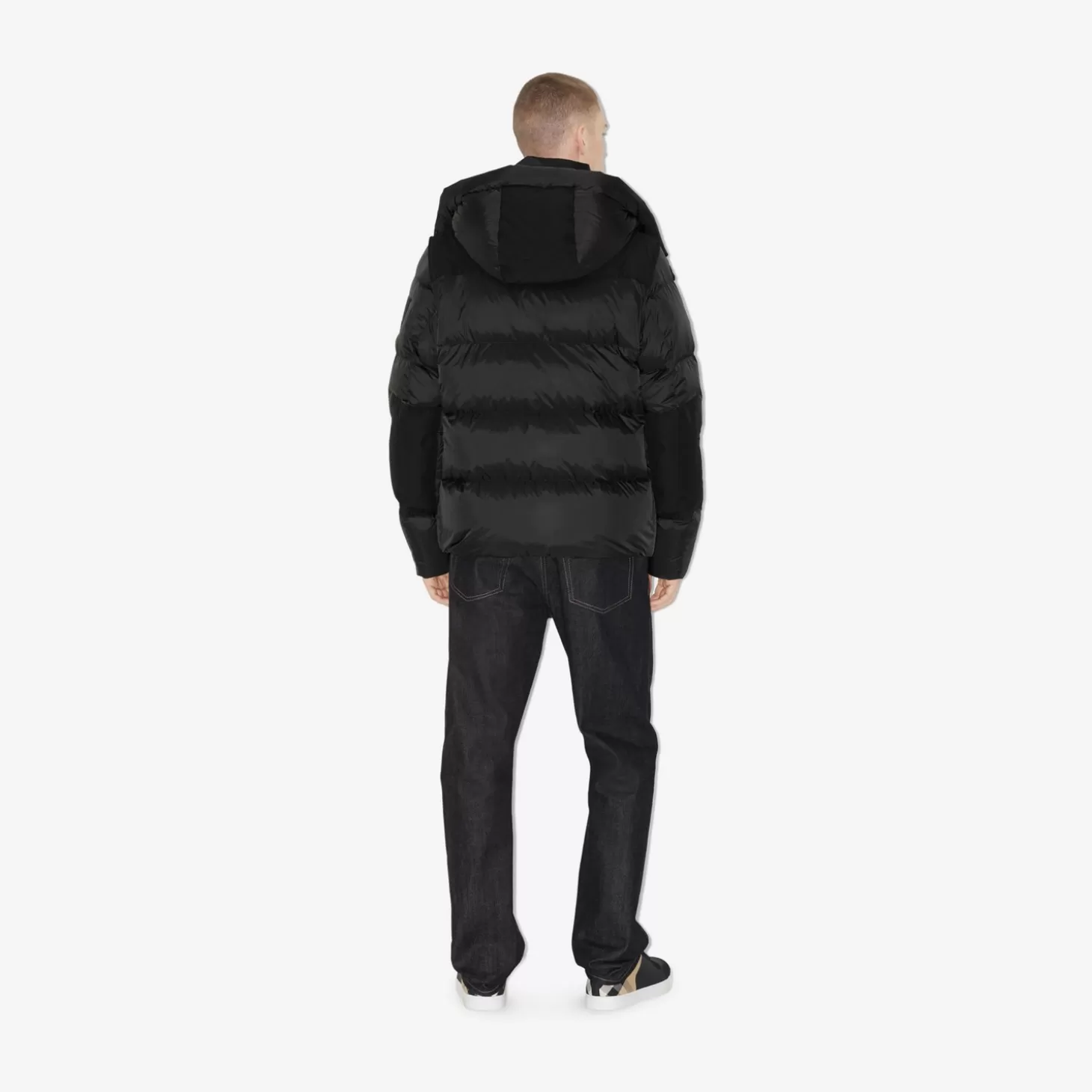 Burberry Avtagbar ärm nylon pufferjacka*Män Pufferjackor