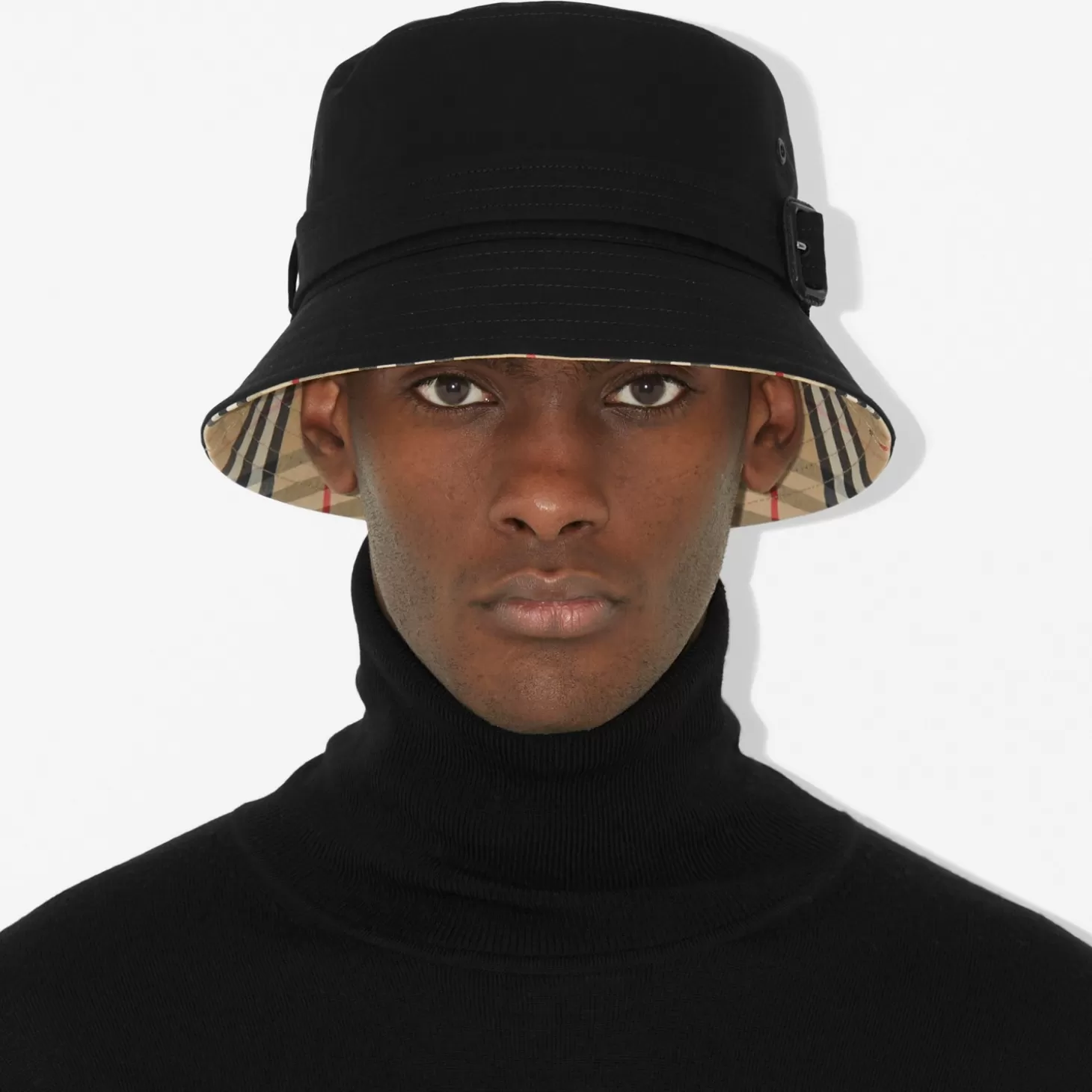 Burberry Bomull Gabardine Bucket Hat med bälte*Män/Kvinnor Mössor och handskar | Mössor och handskar