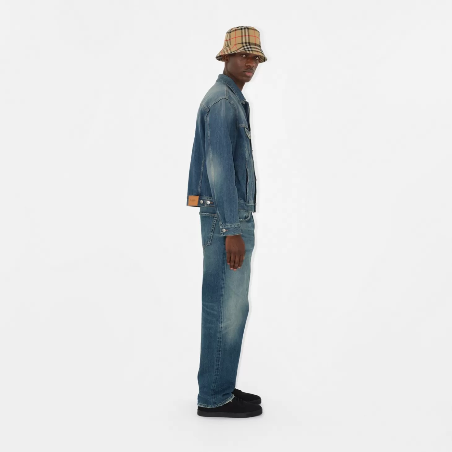 Burberry Check Bucket Hat i bomull*Män/Kvinnor Mössor och handskar | Mössor och handskar