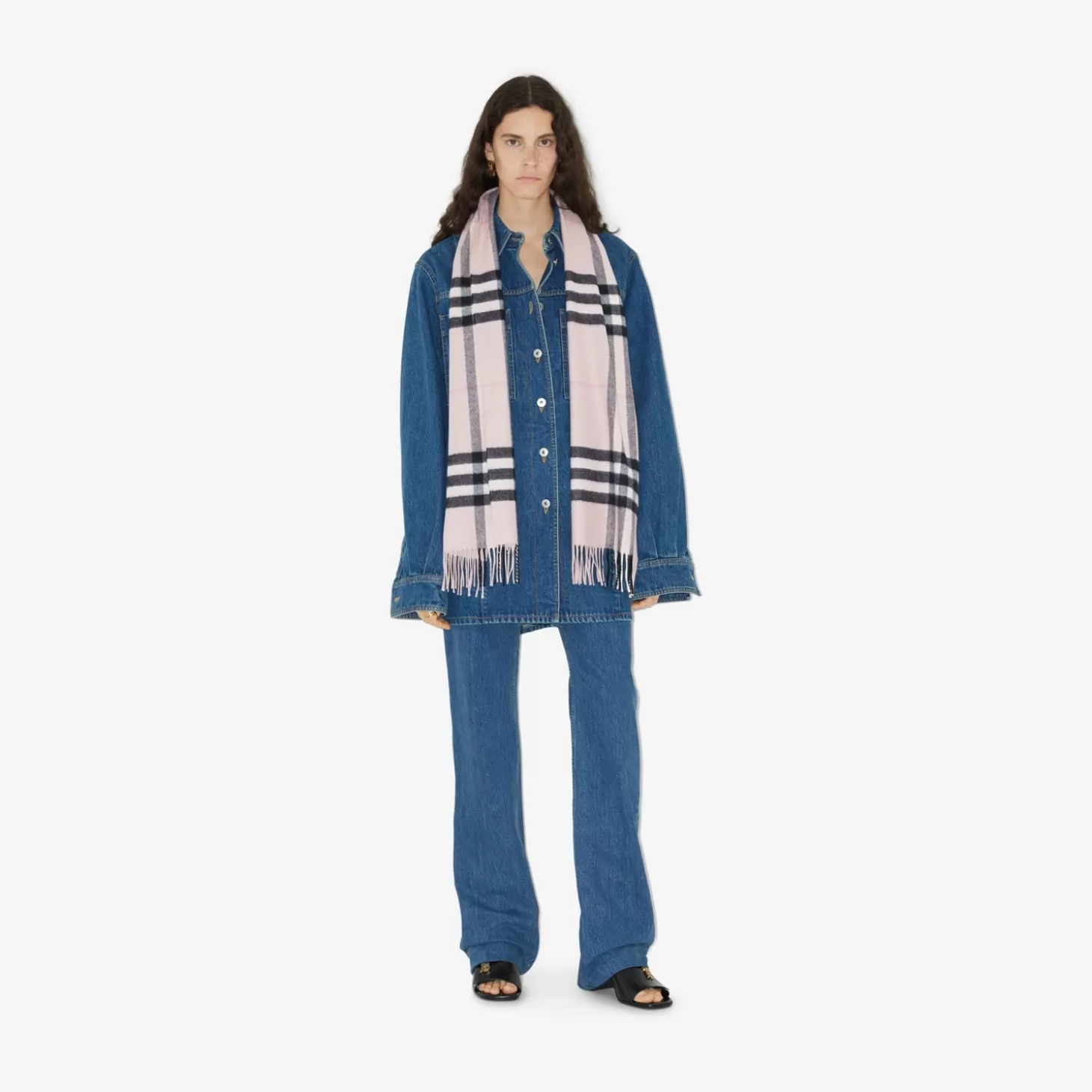 Burberry Check Cashmere Scarf*Män/Kvinnor Personliga presenter | Personliga presenter
