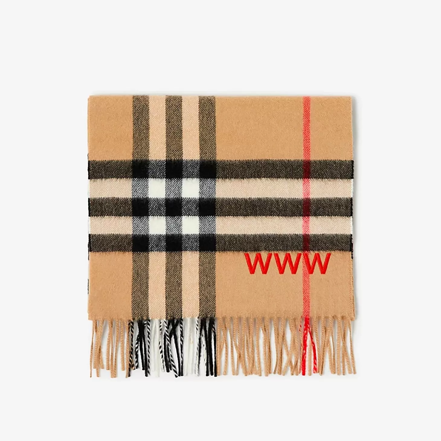 Burberry Check Cashmere Scarf*Män/Kvinnor Personliga presenter | Personliga presenter