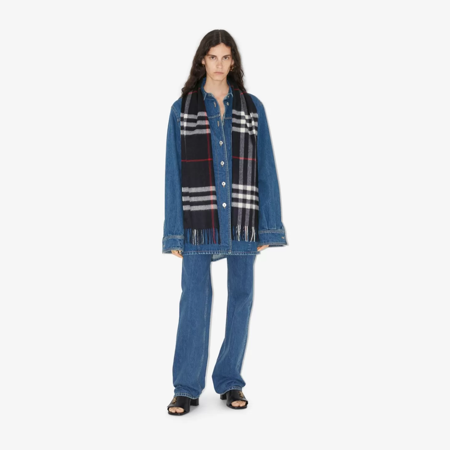 Burberry Check Cashmere Scarf*Män/Kvinnor Personliga presenter | Personliga presenter