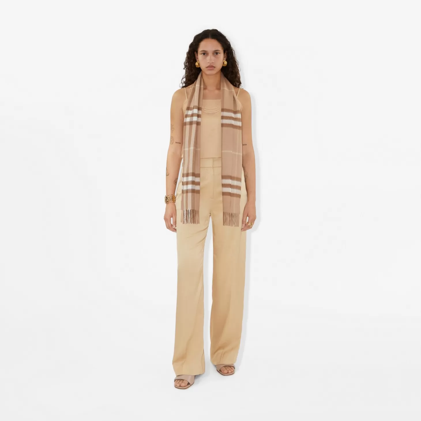 Burberry Check Cashmere Scarf*Män/Kvinnor Personliga presenter | Personliga presenter