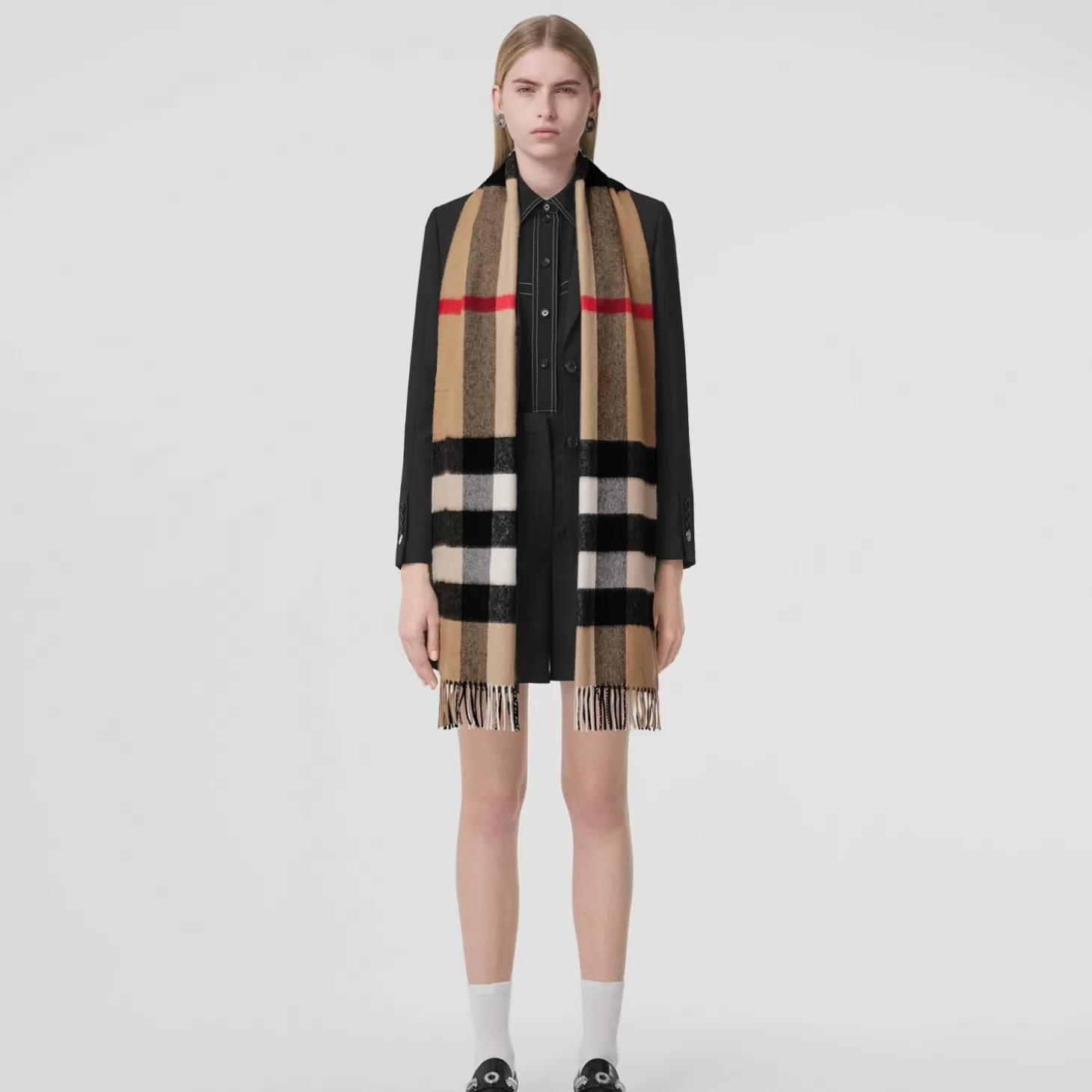 Burberry Check Cashmere Scarf*Män/Kvinnor Personliga presenter | Personliga presenter