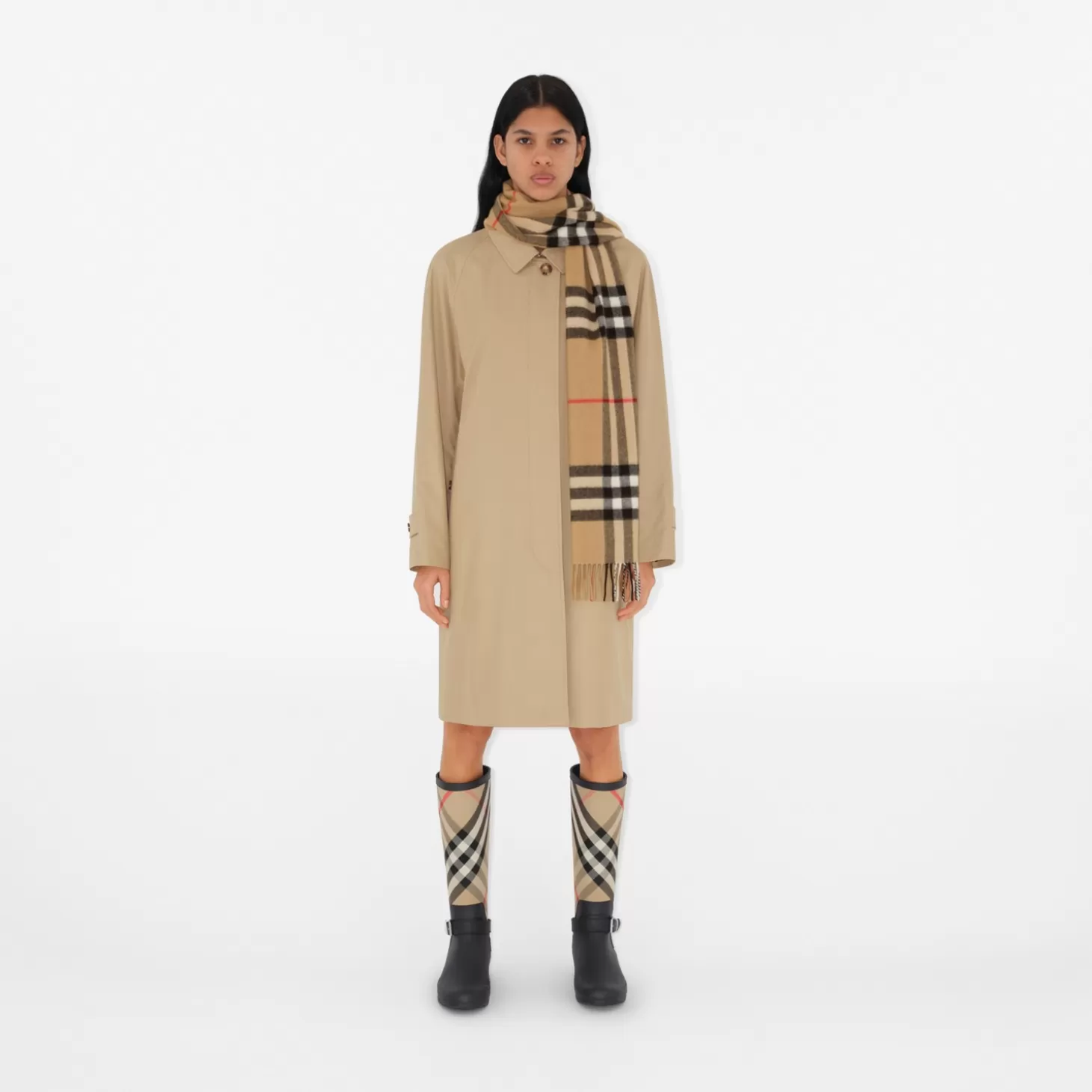Burberry Check Cashmere Scarf*Män/Kvinnor Personliga presenter | Personliga presenter