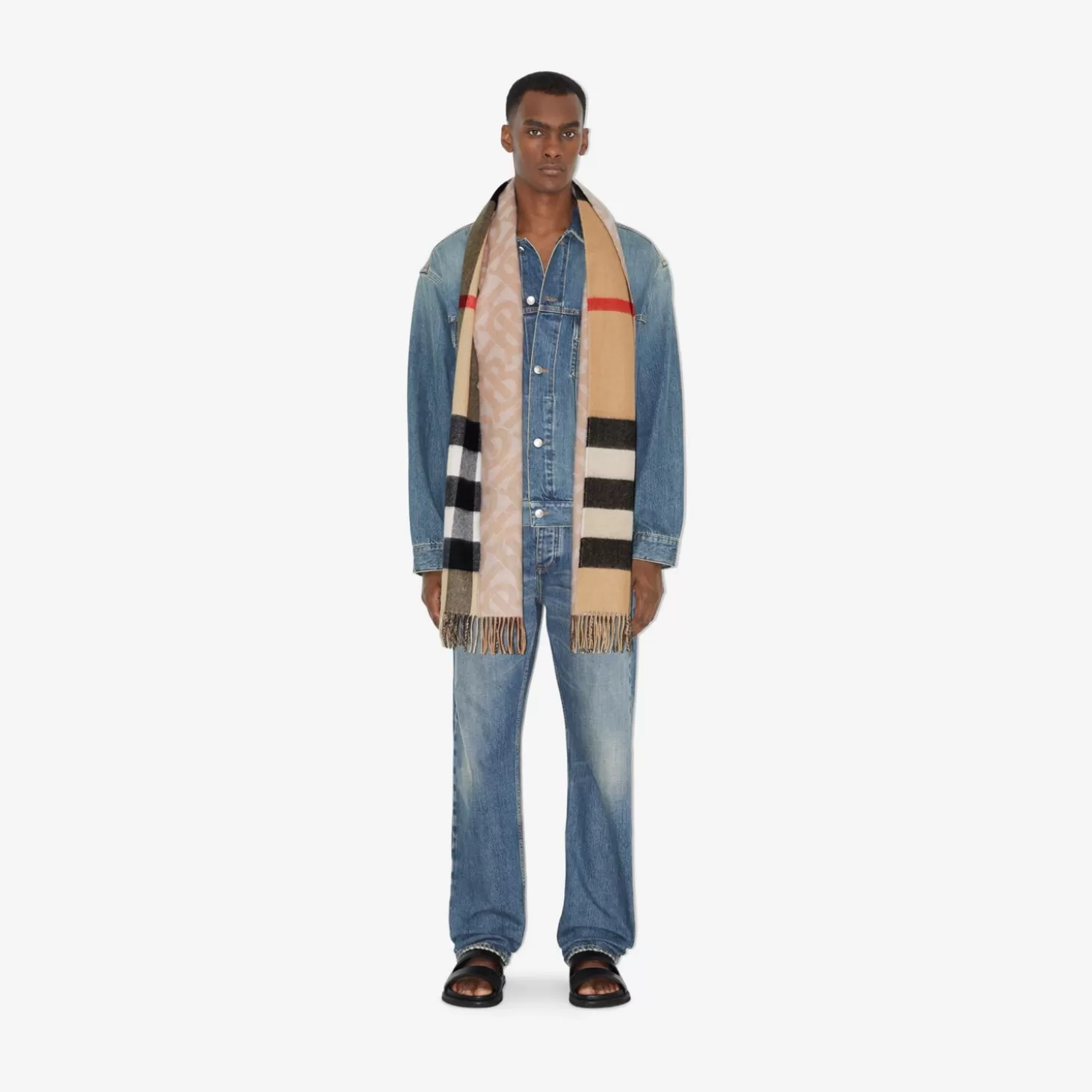 Burberry Check Cashmere Vändbar Scarf*Män/Kvinnor Personliga presenter | Personliga presenter