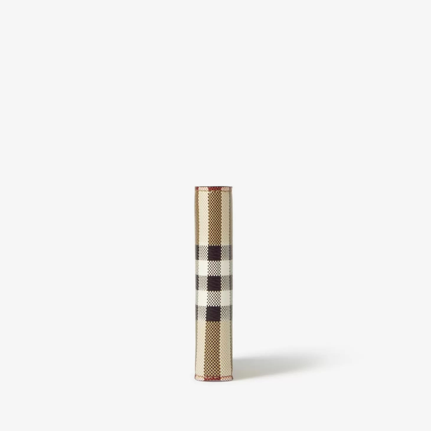 Burberry Check och läder vikbart kortfodral*Män Plånböcker och kortfodral