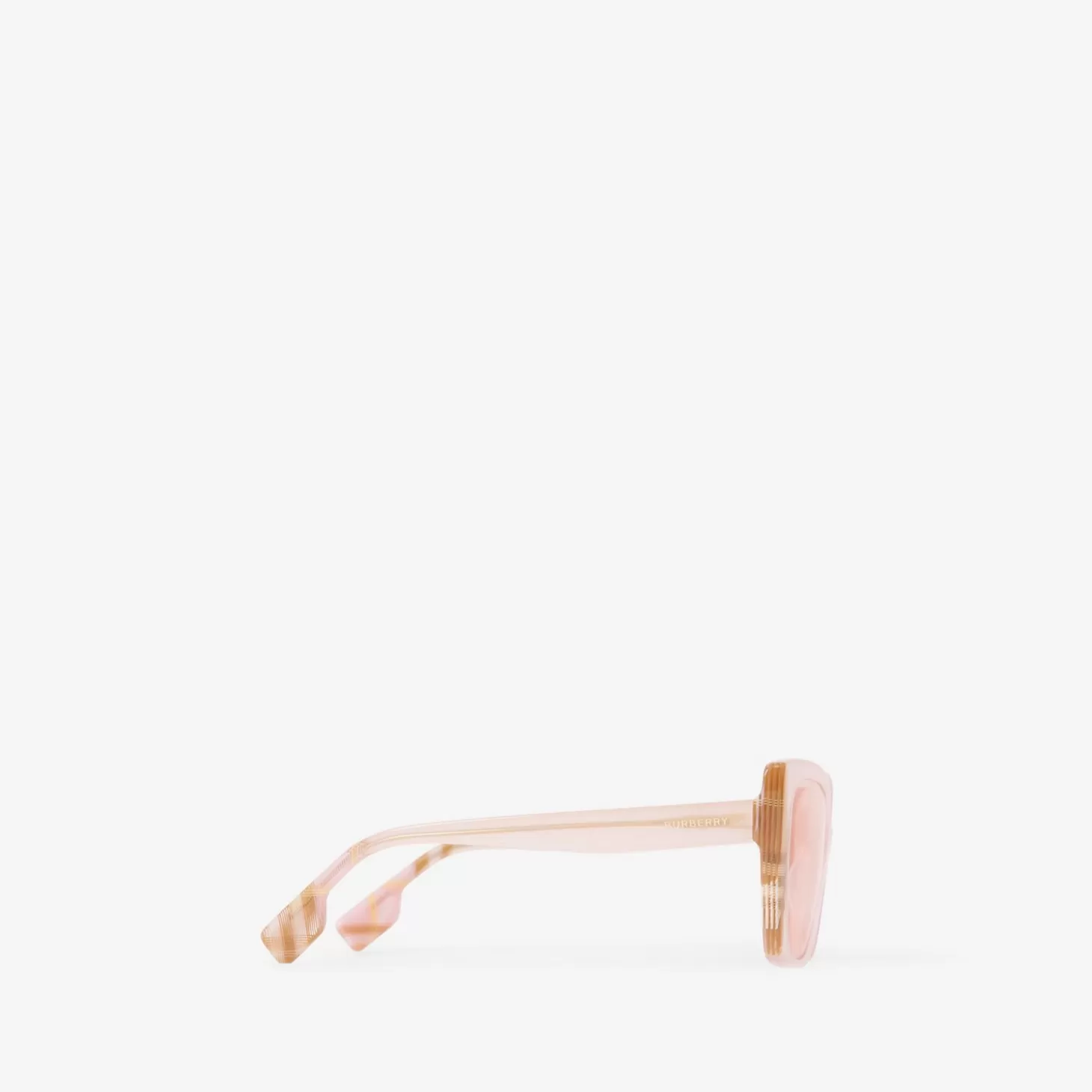 Burberry Check Oversized Cat-Eye Frame solglasögon*Kvinnor Solglasögon