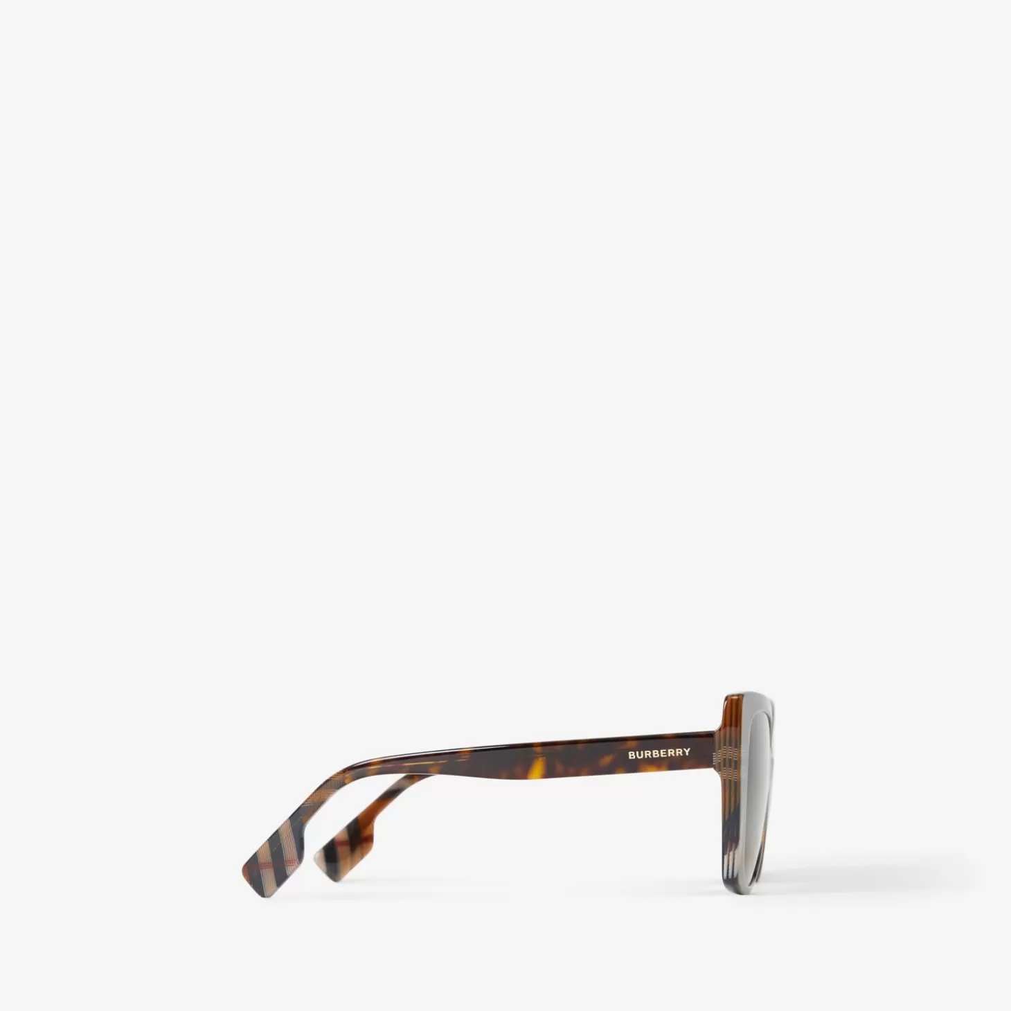 Burberry Check Oversized Cat-Eye Frame solglasögon*Kvinnor Solglasögon