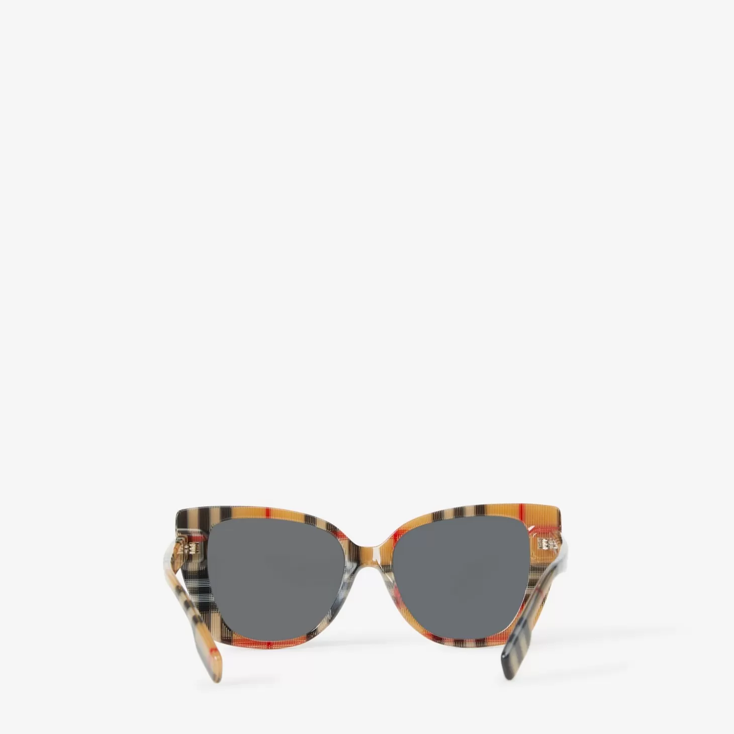 Burberry Check Oversized Cat-Eye Frame solglasögon*Kvinnor Solglasögon