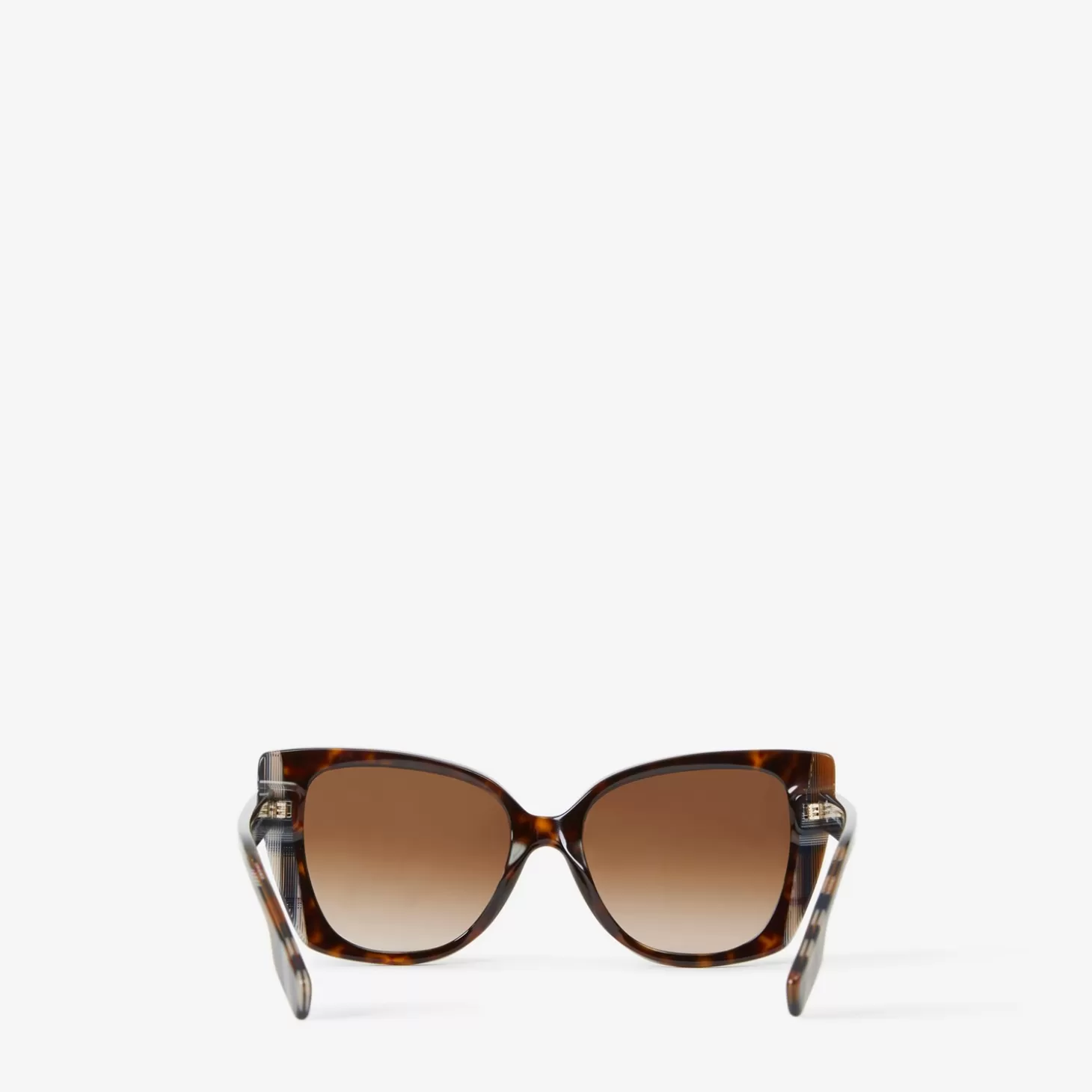 Burberry Check Oversized Cat-Eye Frame solglasögon*Kvinnor Solglasögon