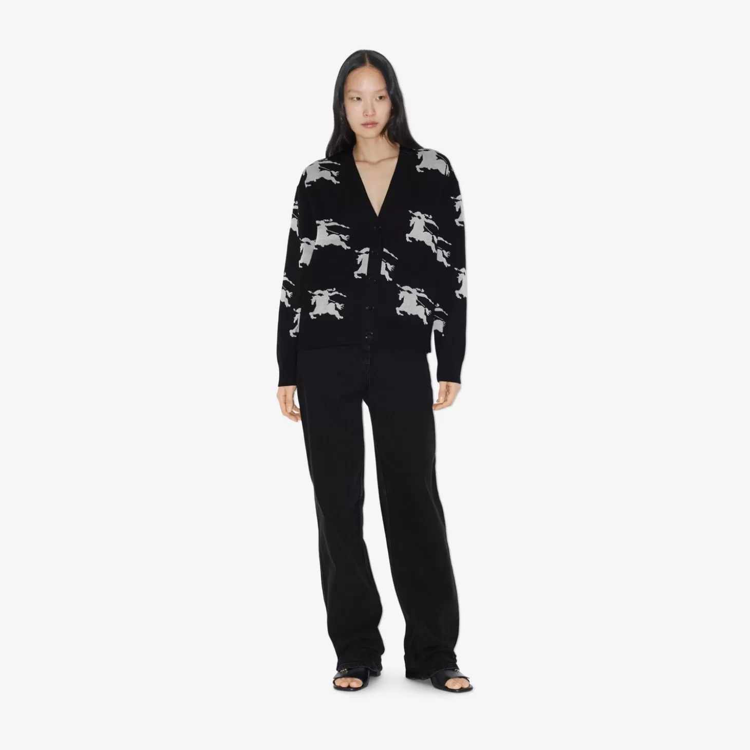 Burberry Ekd Cotton Silk Cardigan*Kvinnor Stickat