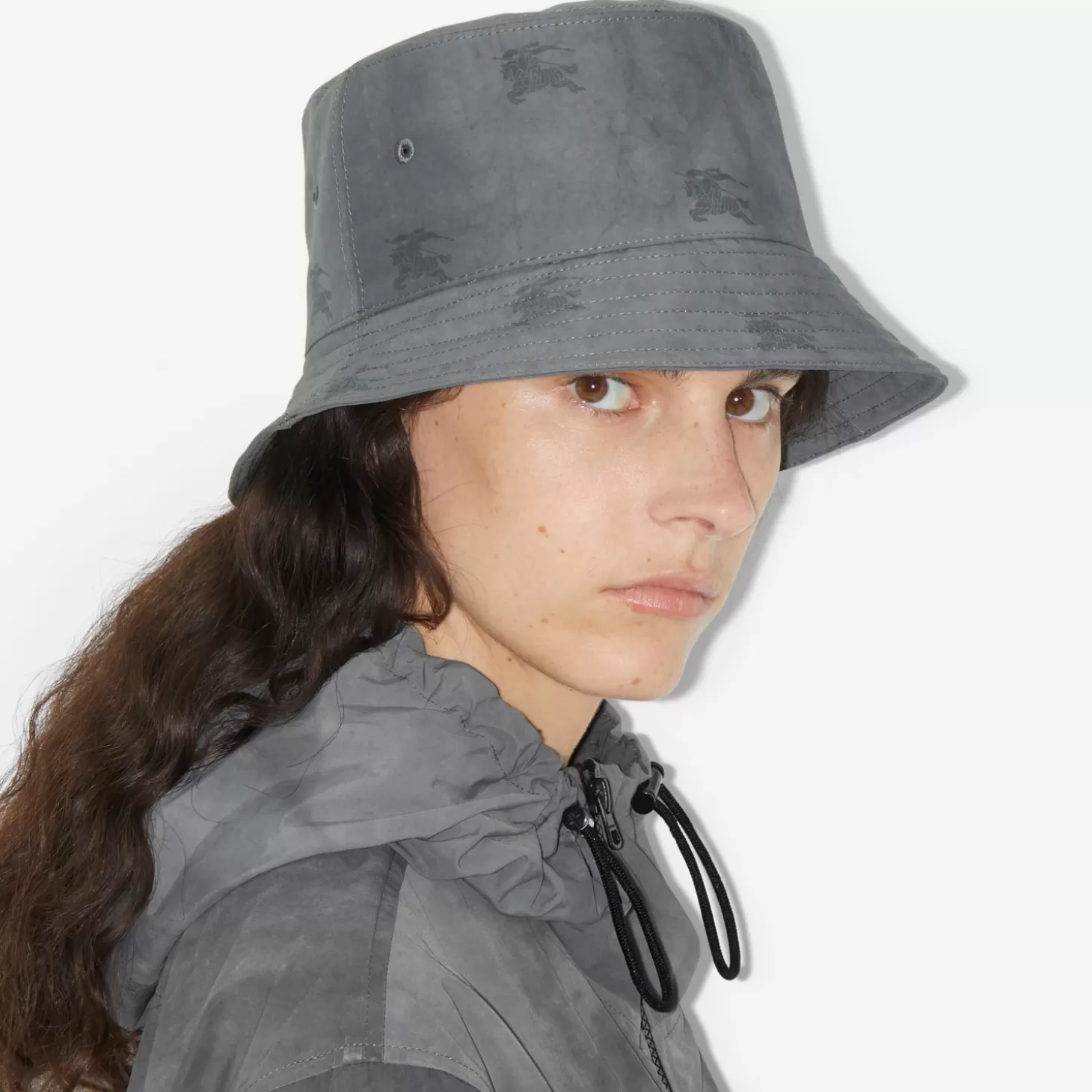 Burberry Ekd Technical Cotton Bucket Hat*Män/Kvinnor Mössor och handskar | Mössor och handskar