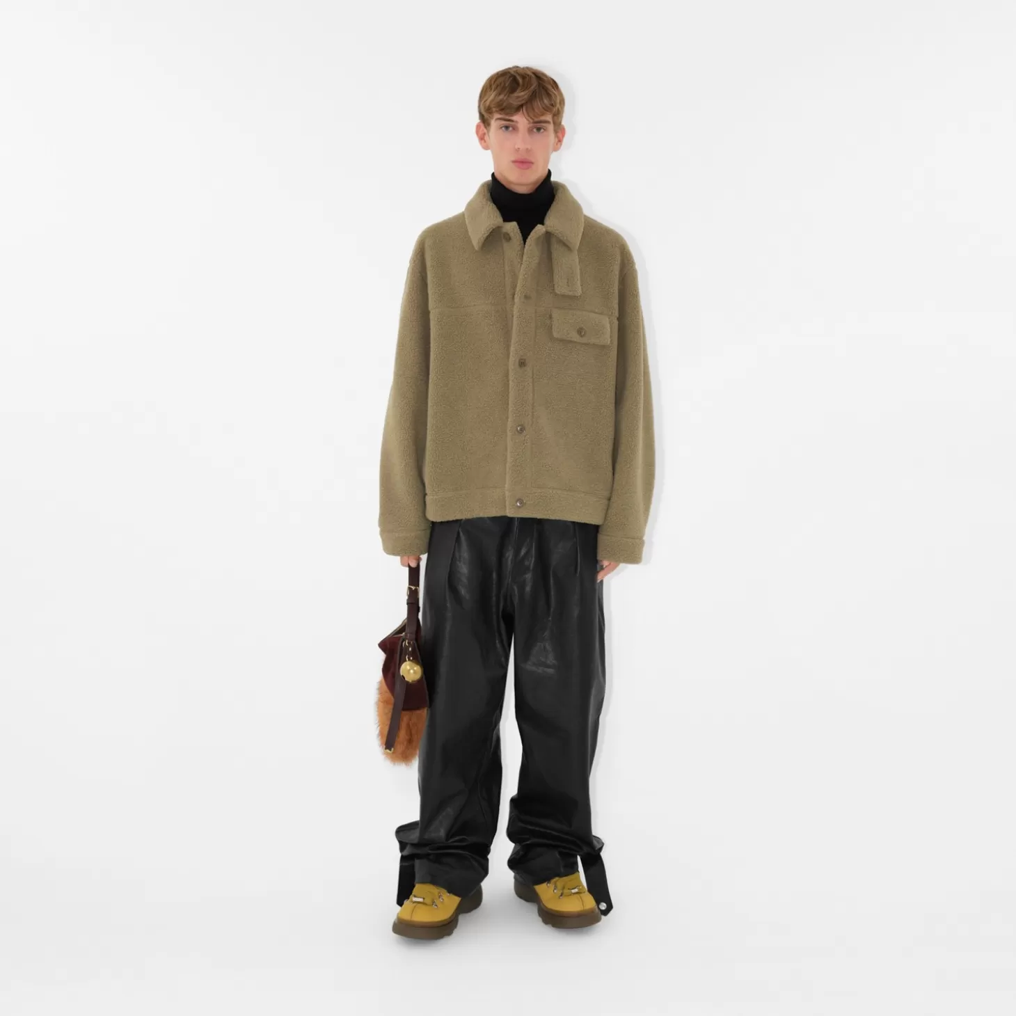 Burberry Fleece overshirt*Män Kaffor och jackor