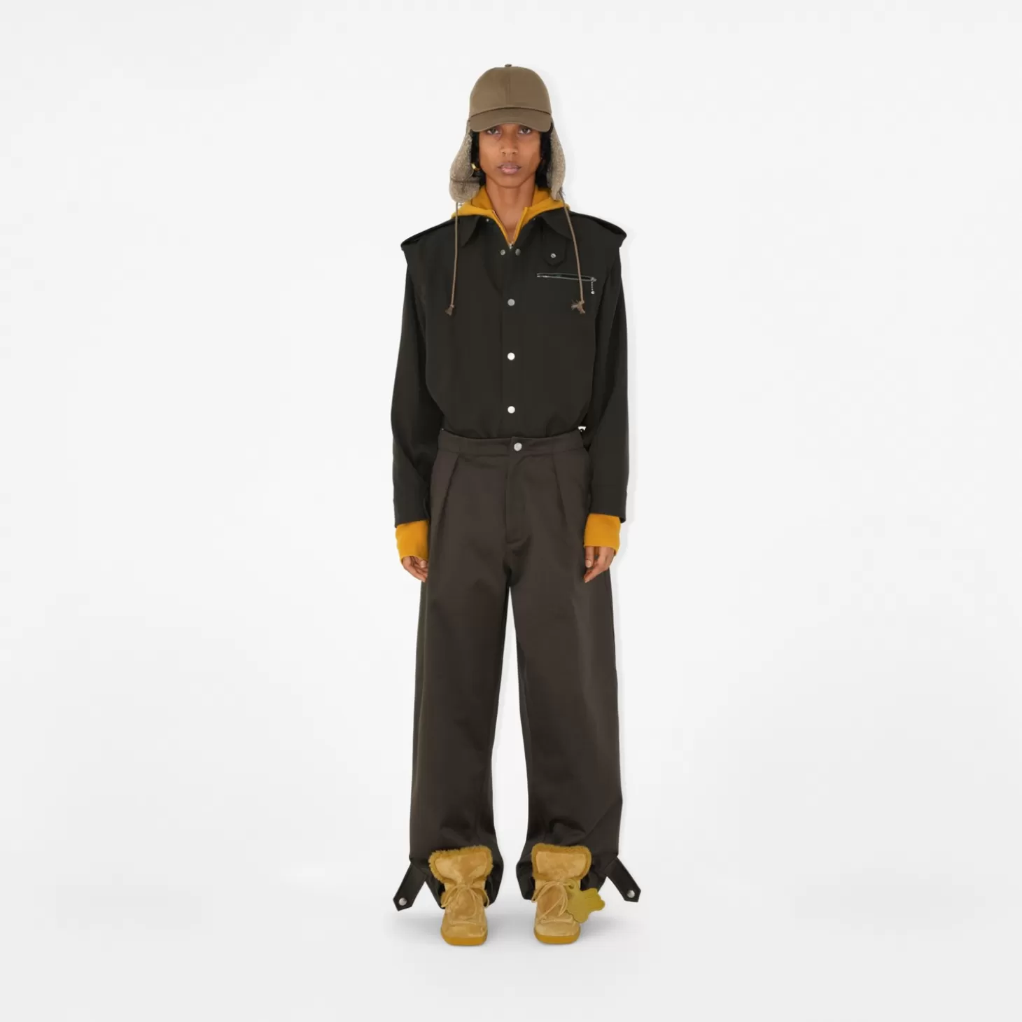 Burberry Fleece Trim Trapper Cap*Män/Kvinnor Mössor och handskar | Mössor och handskar