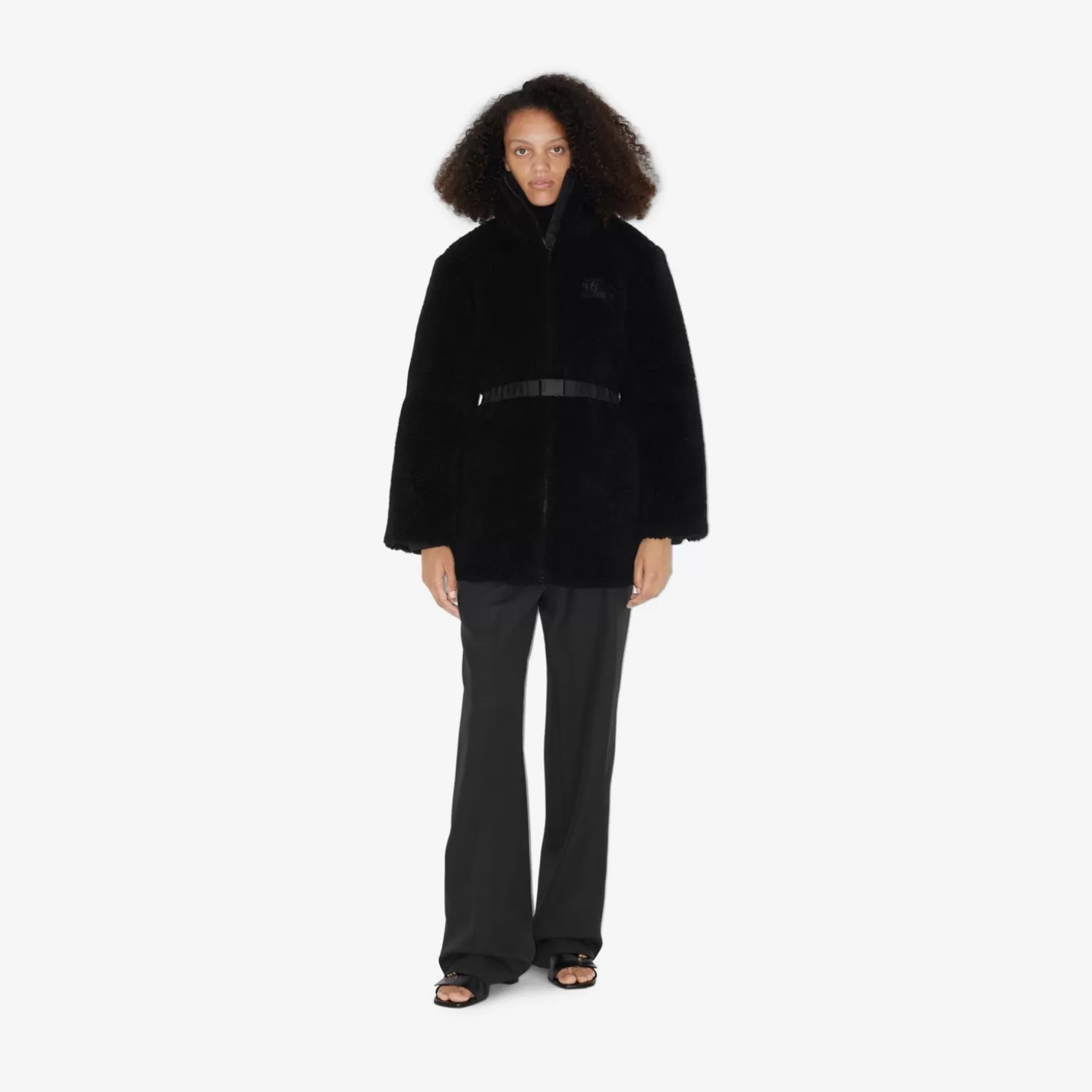Burberry Fleece-jacka*Kvinnor Kaffor och jackor
