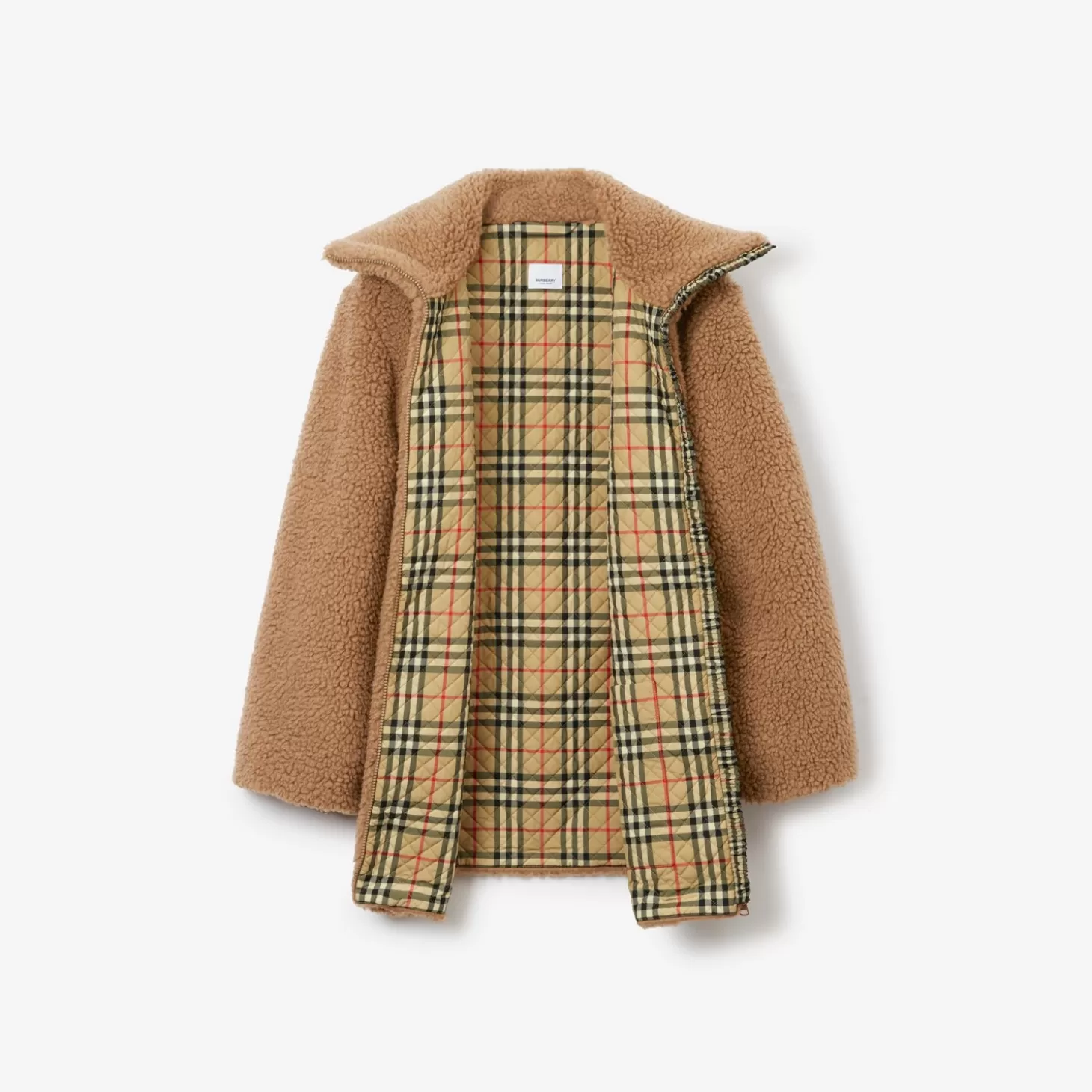 Burberry Fleece-jacka*Kvinnor Kaffor och jackor