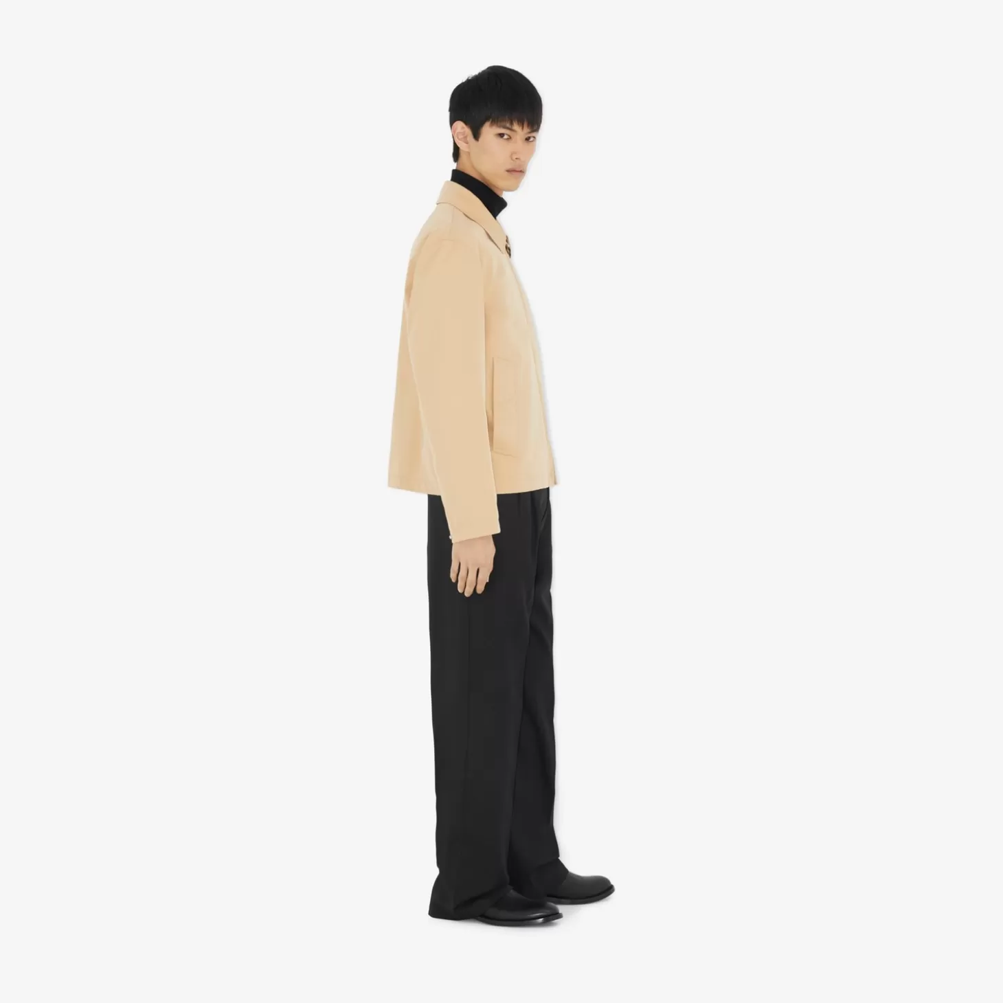 Burberry Gabardine Harrington Jacka*Män Kaffor och jackor