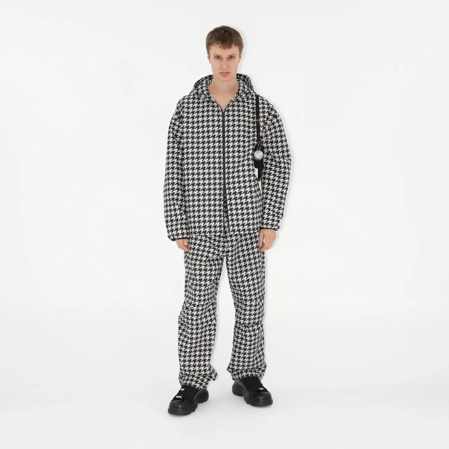 Burberry Houndstooth Cargo byxor*Män Byxor och shorts