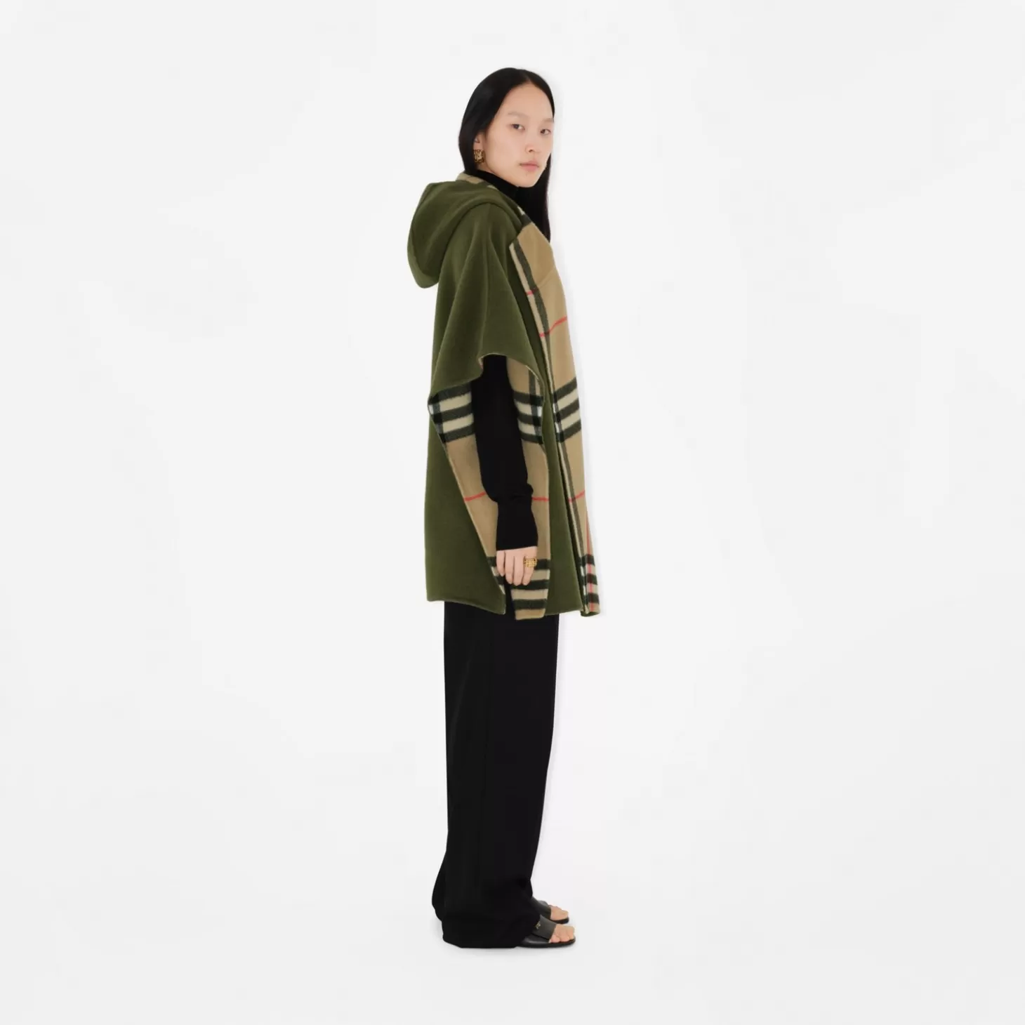 Burberry Kashmir vändbar huva*Kvinnor Capes
