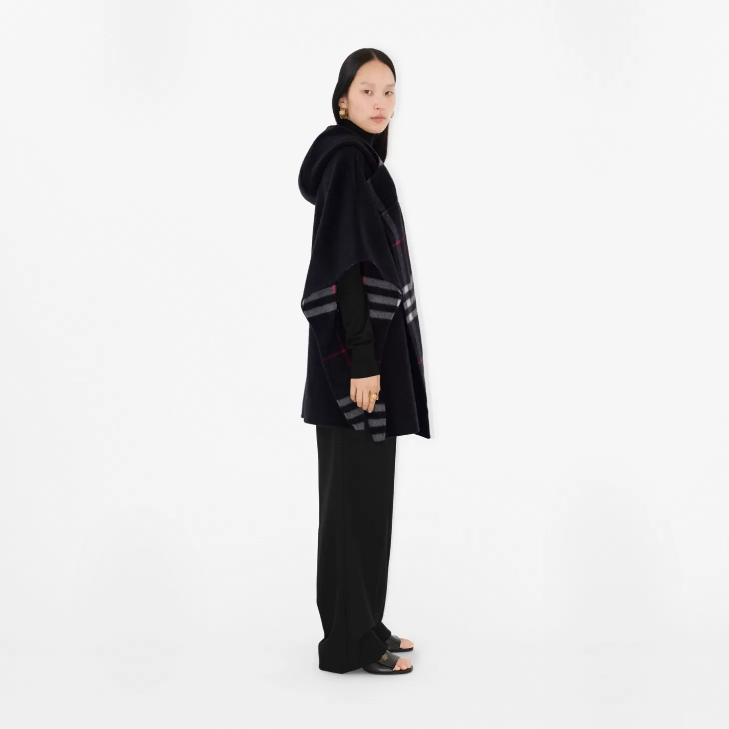 Burberry Kashmir vändbar huva*Kvinnor Capes