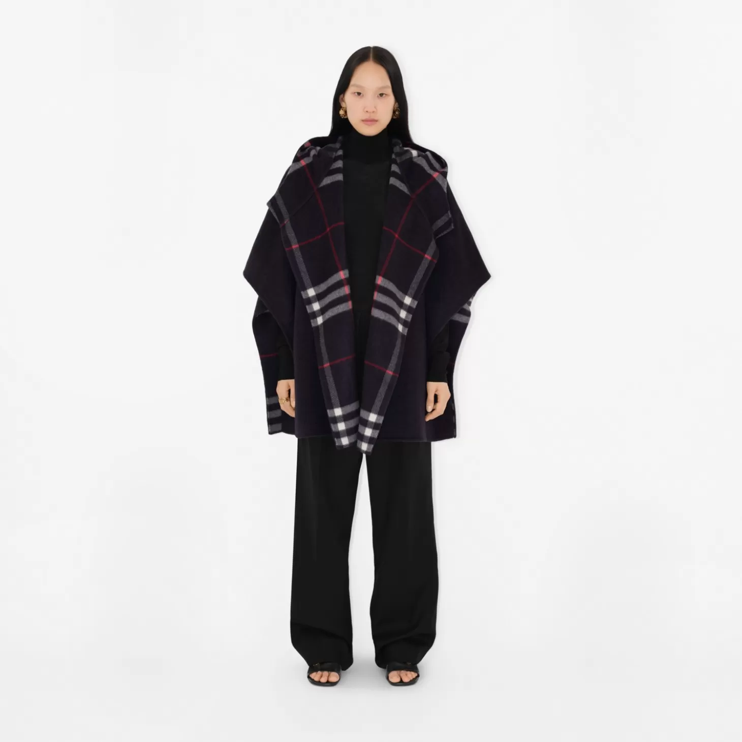 Burberry Kashmir vändbar huva*Kvinnor Capes