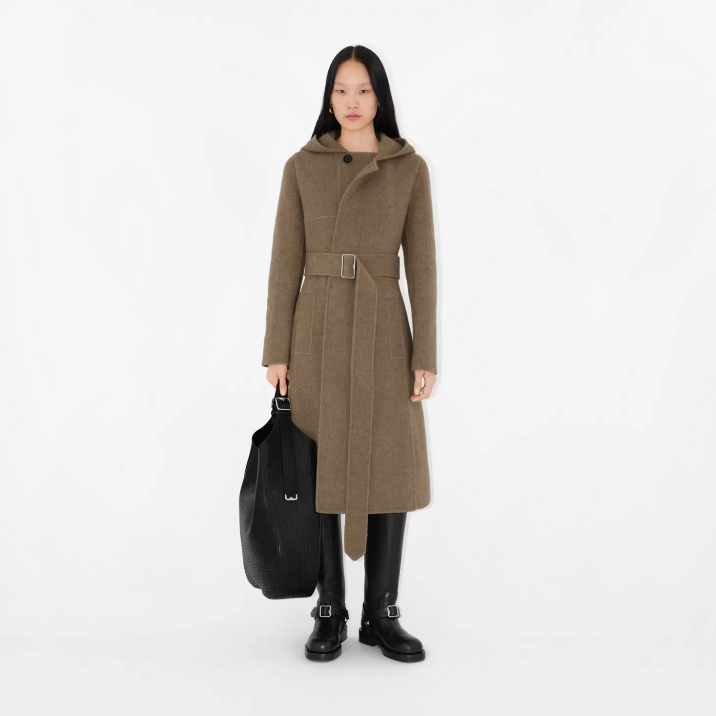 Burberry Kashmirrock i ull*Kvinnor Kaffor och jackor