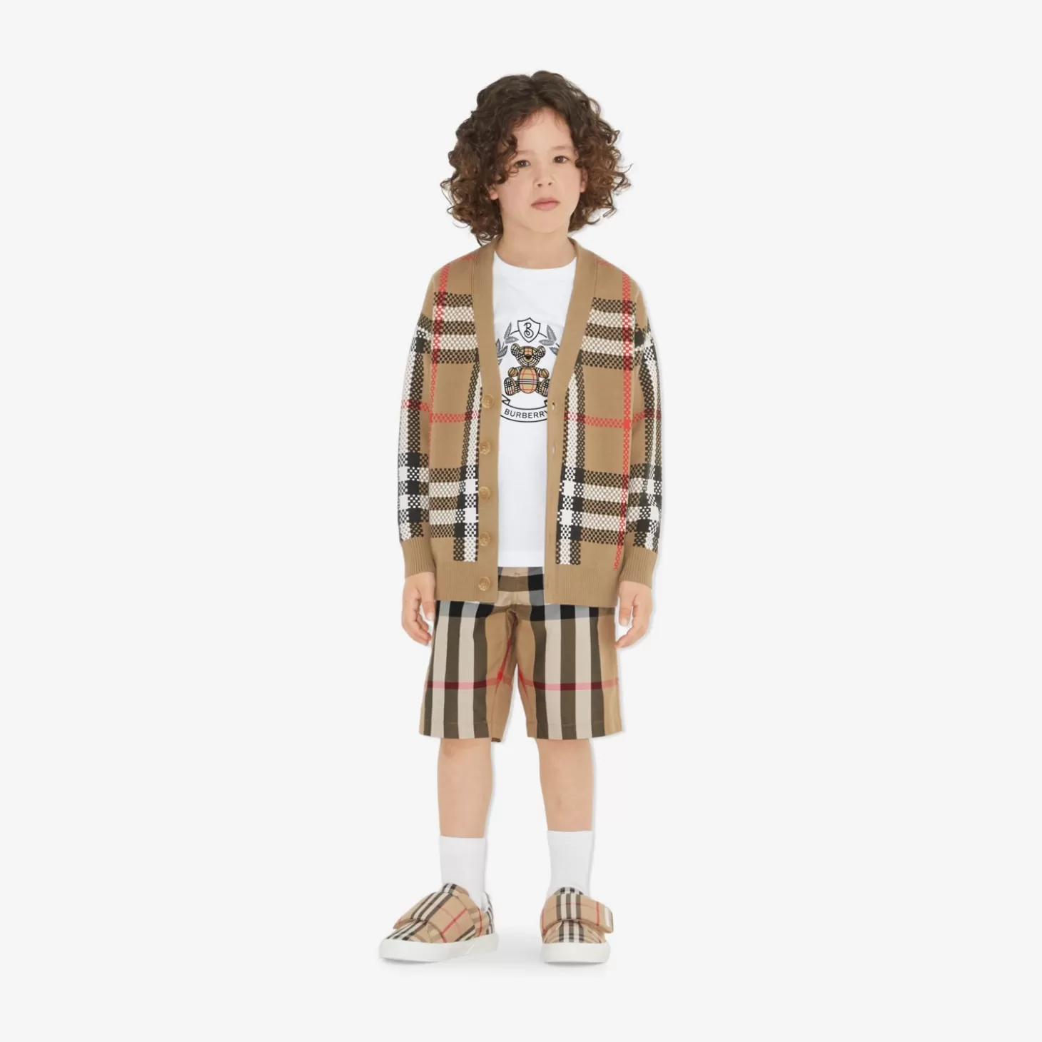 Burberry Kolla bomullshorts*Barn Badkläder | Byxor och shorts