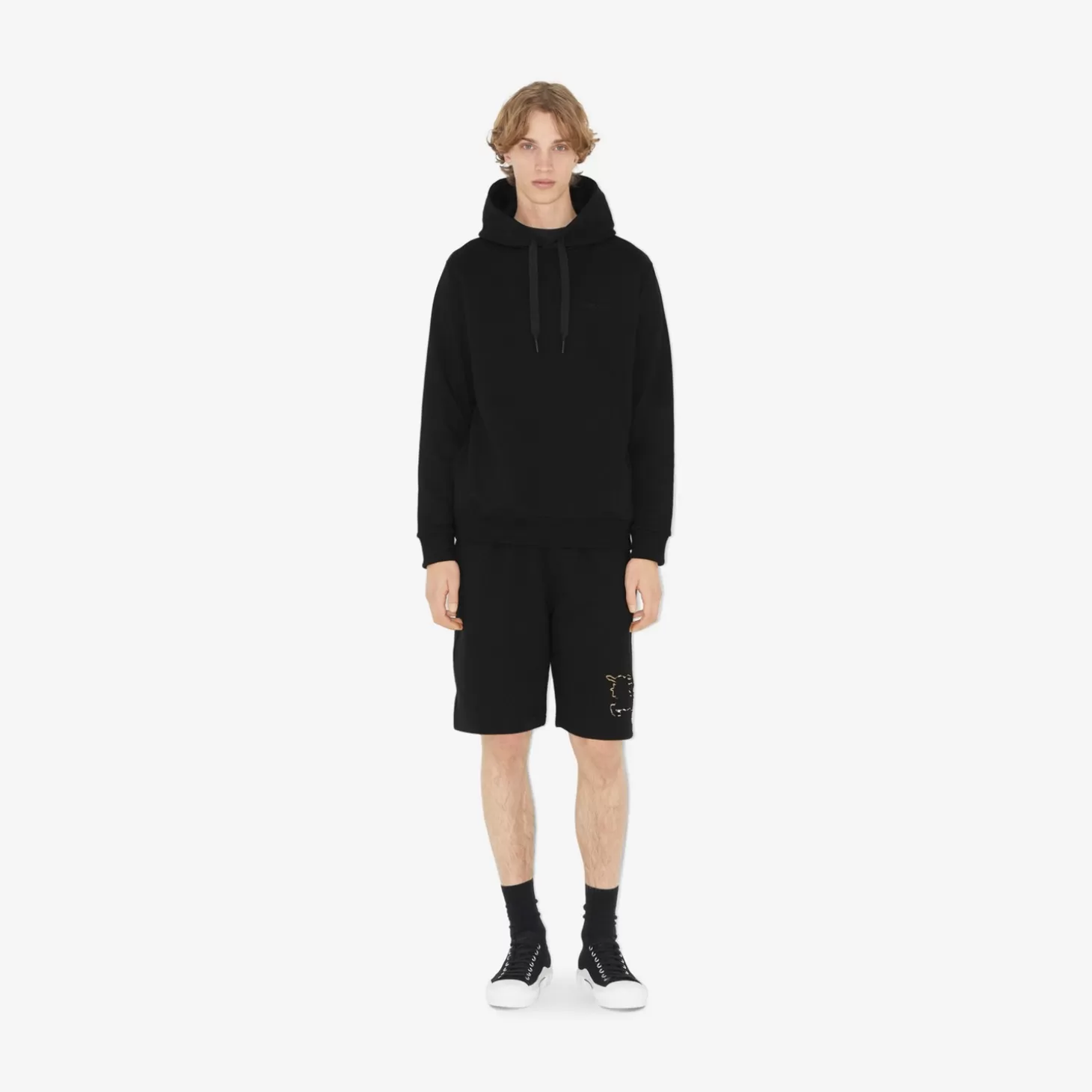 Burberry Kolla Ekd Cotton Hoodie*Män Tröjor och tröjor