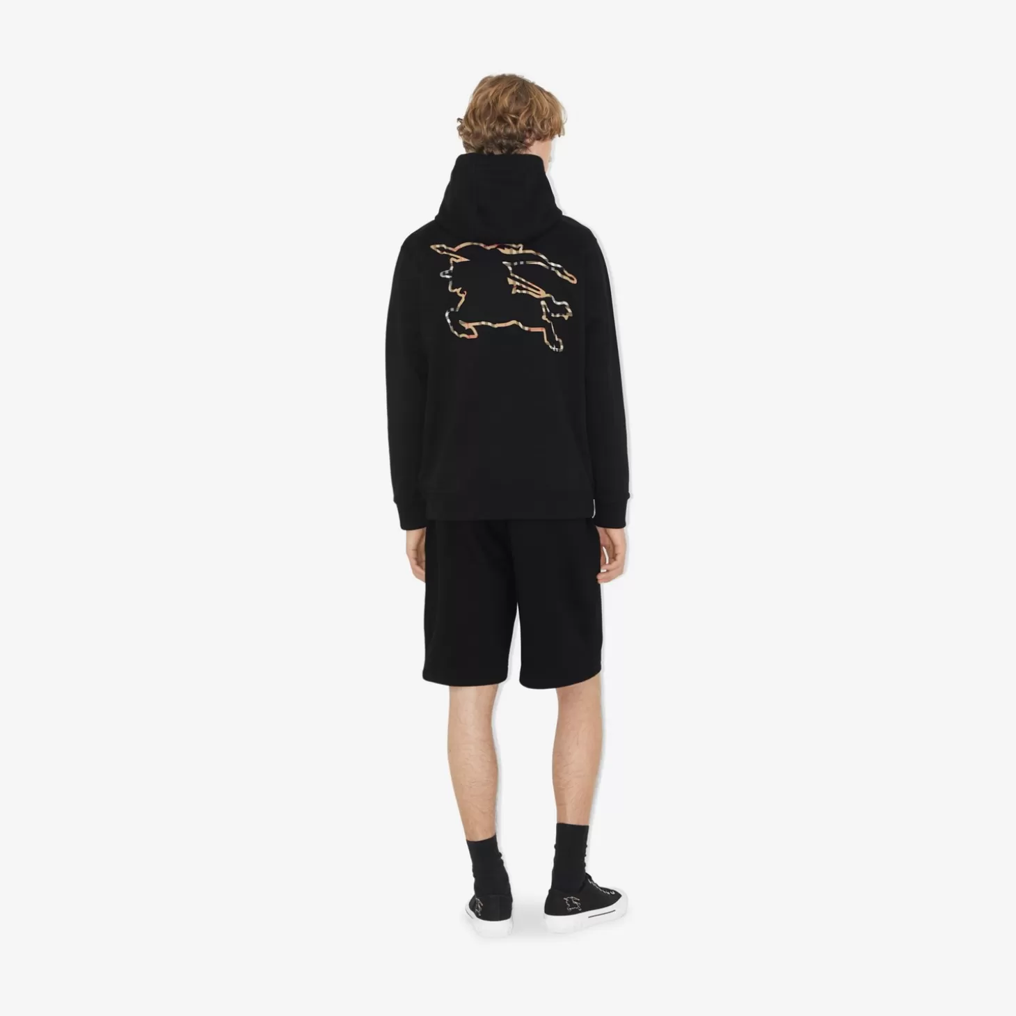 Burberry Kolla Ekd Cotton Hoodie*Män Tröjor och tröjor
