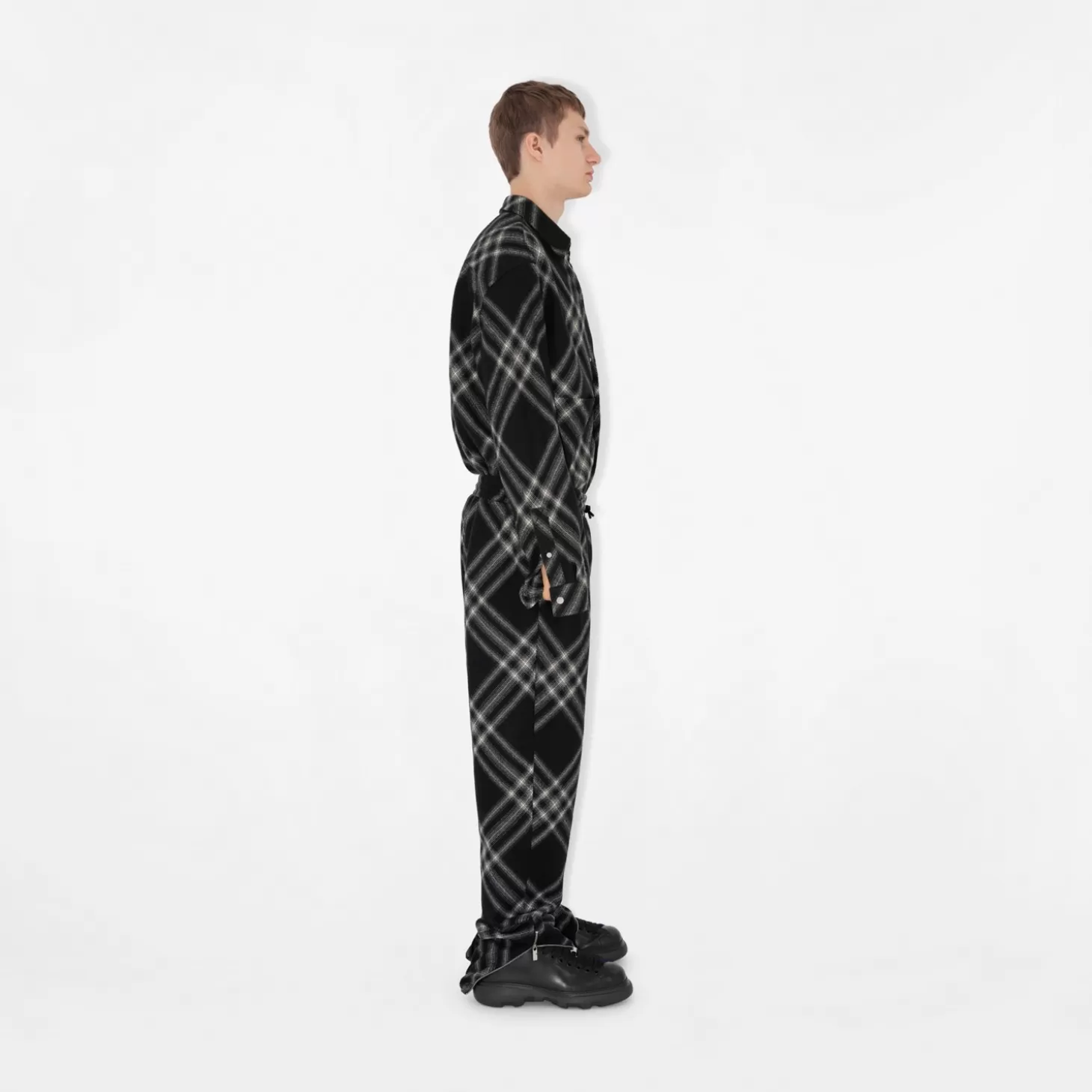 Burberry Kolla joggingbyxor i ull*Män Byxor och shorts