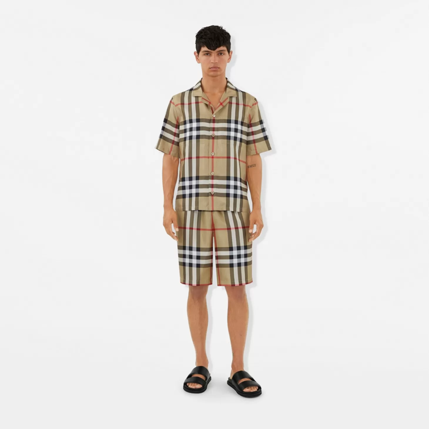 Burberry Kolla silkeshorts*Män Byxor och shorts