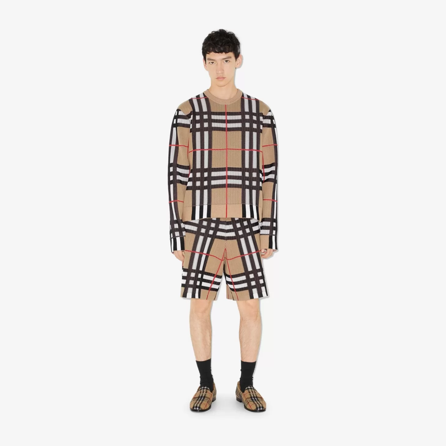 Burberry Kolla Technical Cotton Sweater*Män Stickat