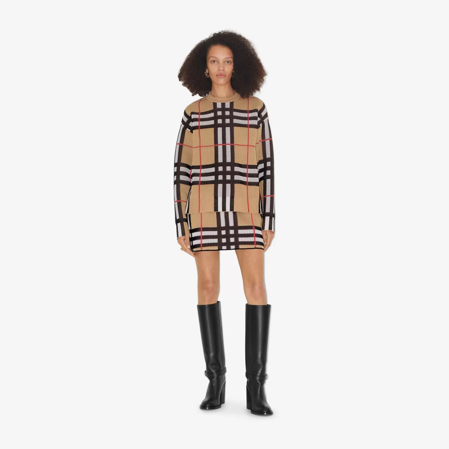 Burberry Kolla Technical Cotton Sweater*Kvinnor Stickat