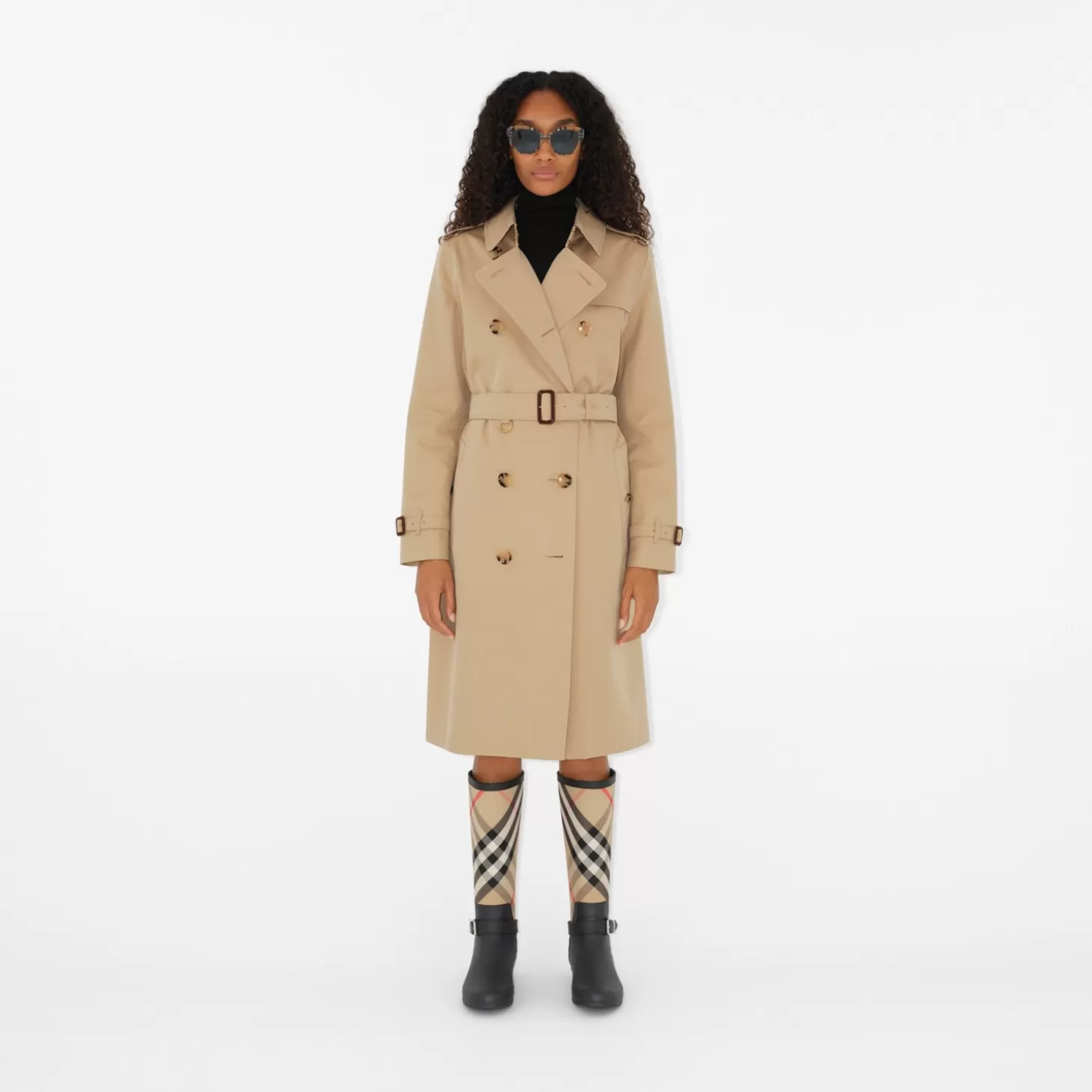Burberry Kolla överdimensionerade solglasögon*Kvinnor Solglasögon