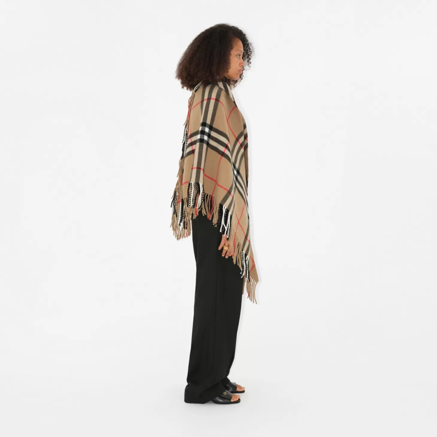 Burberry Kolla Wool Cape*Kvinnor Capes | Kaffor och jackor