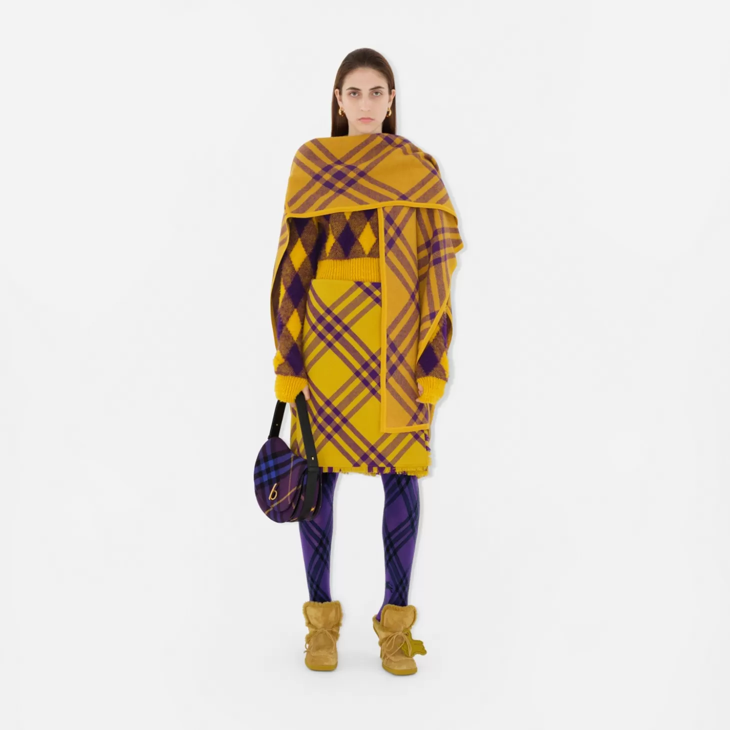 Burberry Kolla Wool Cape*Kvinnor Capes