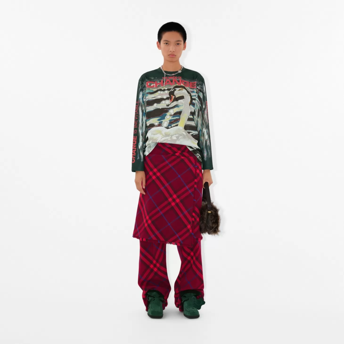 Burberry Kolla Wool Kilt*Kvinnor Kjolar