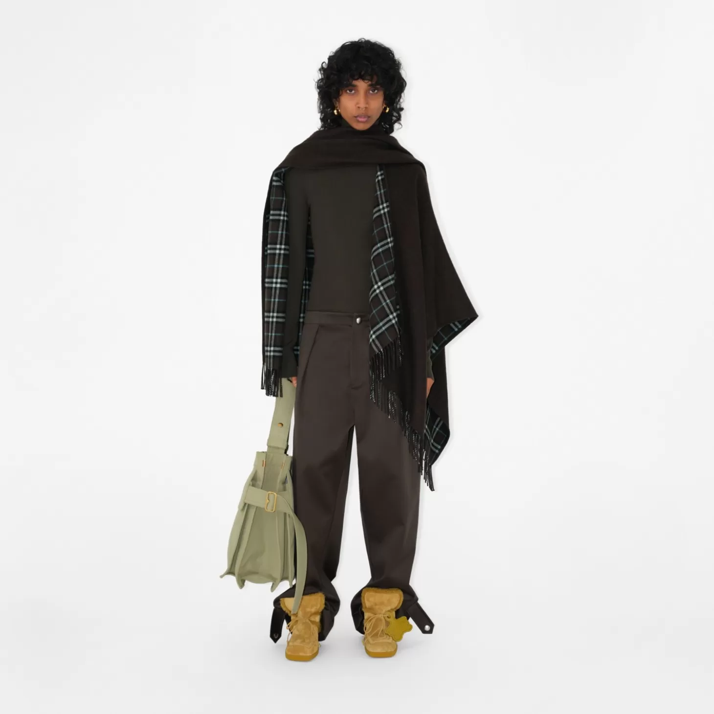 Burberry Kolla Wool Reversible Cape*Kvinnor Capes