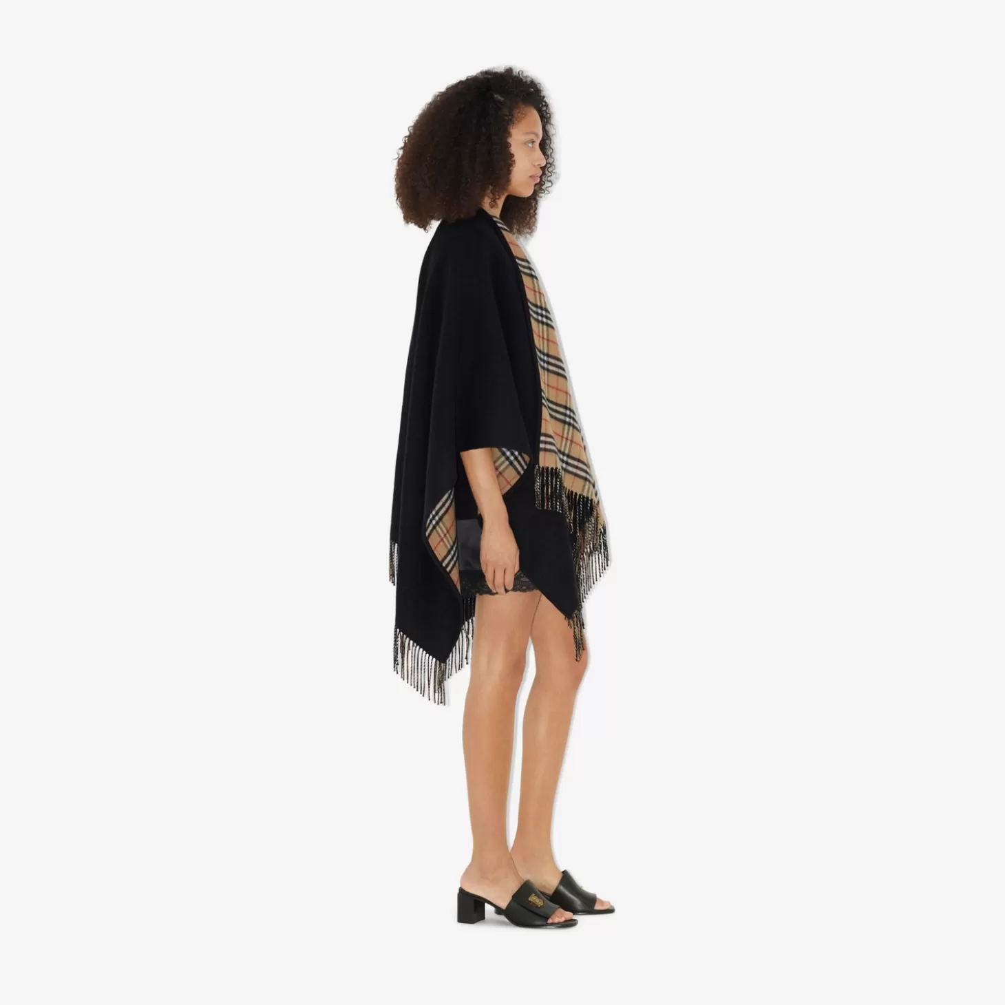 Burberry Kolla Wool Reversible Cape*Kvinnor Capes