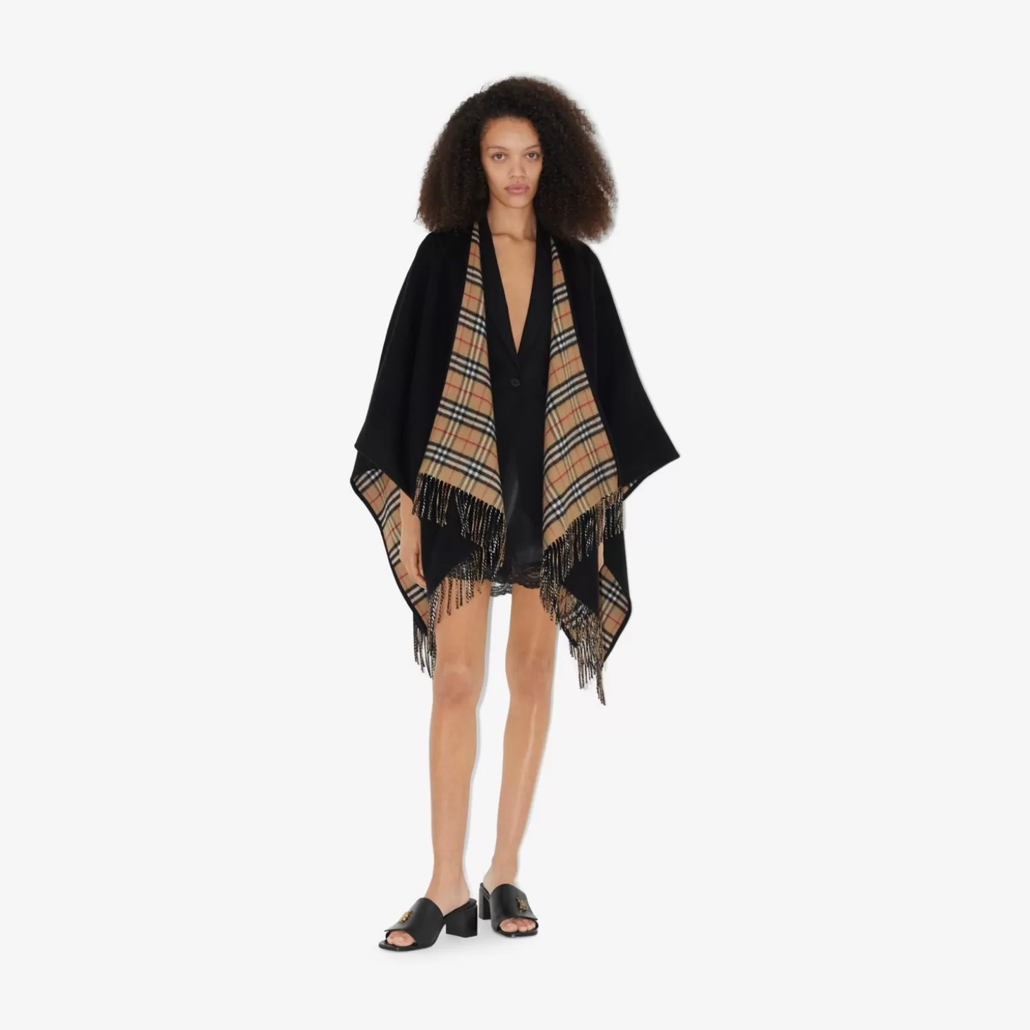 Burberry Kolla Wool Reversible Cape*Kvinnor Capes