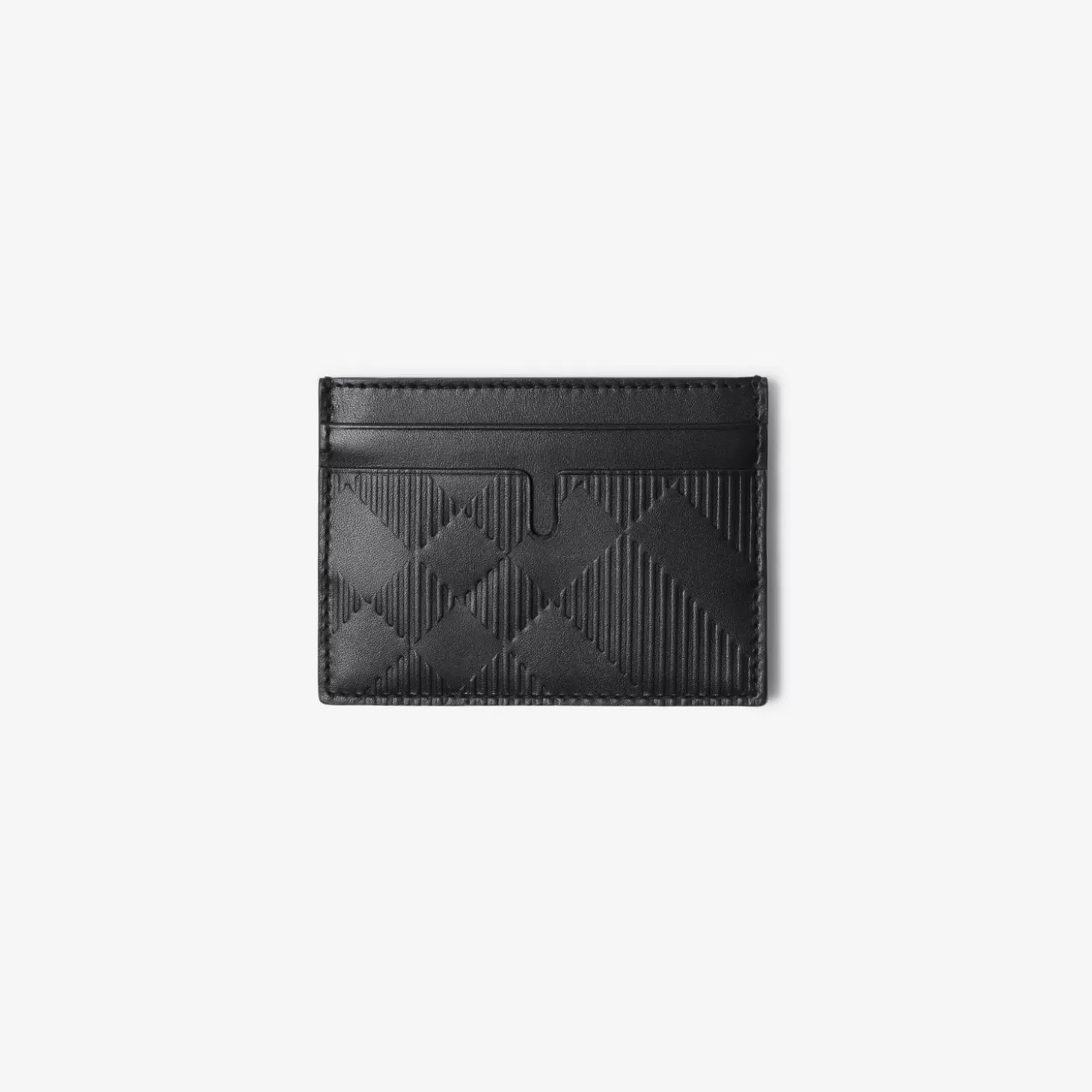 Burberry Kontrollera läderkortfodral*Män Plånböcker och kortfodral