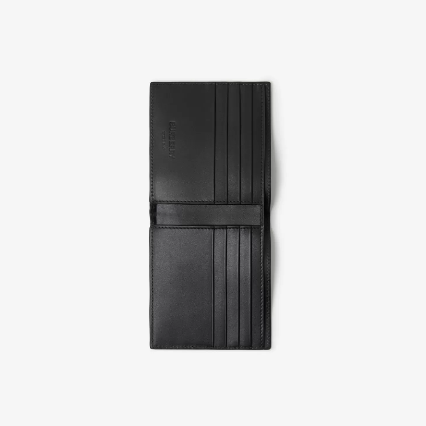 Burberry Kornigt läder Tb Bifold plånbok*Män Personliga presenter | Plånböcker och kortfodral