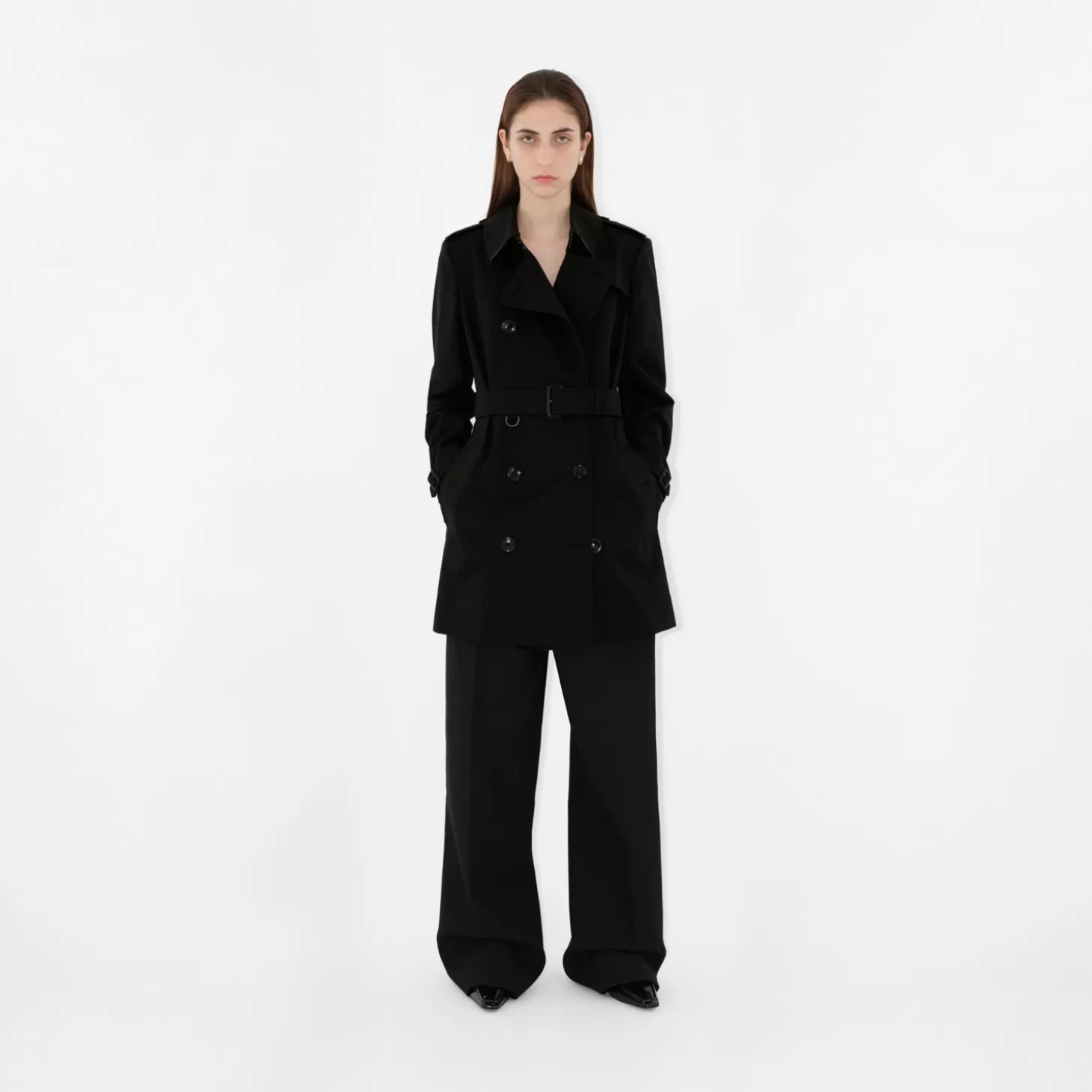 Burberry Kort Chelsea Heritage Trench Coat*Kvinnor Kaffor och jackor | Trenchcoats