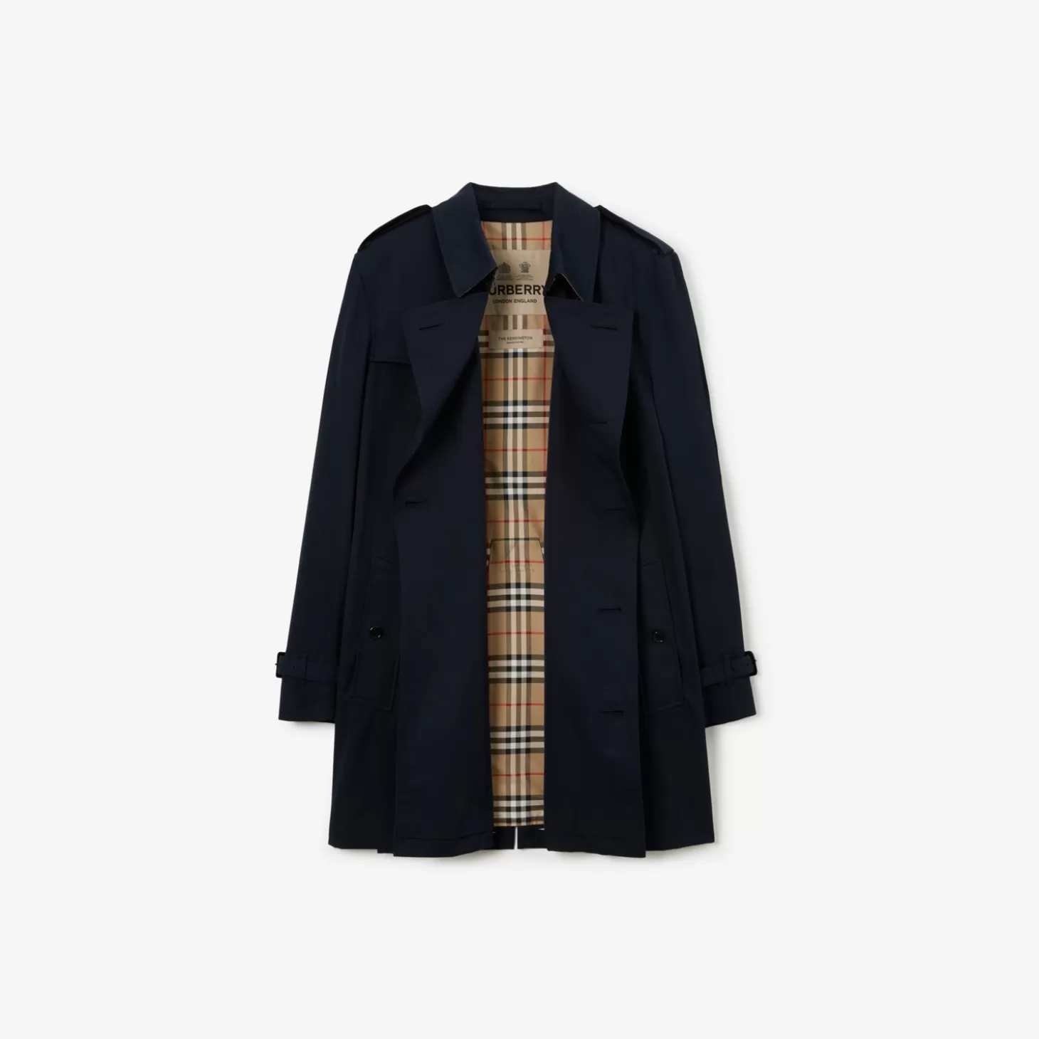 Burberry Kort Kensington Heritage Trench Coat*Män Kaffor och jackor | Trenchcoats
