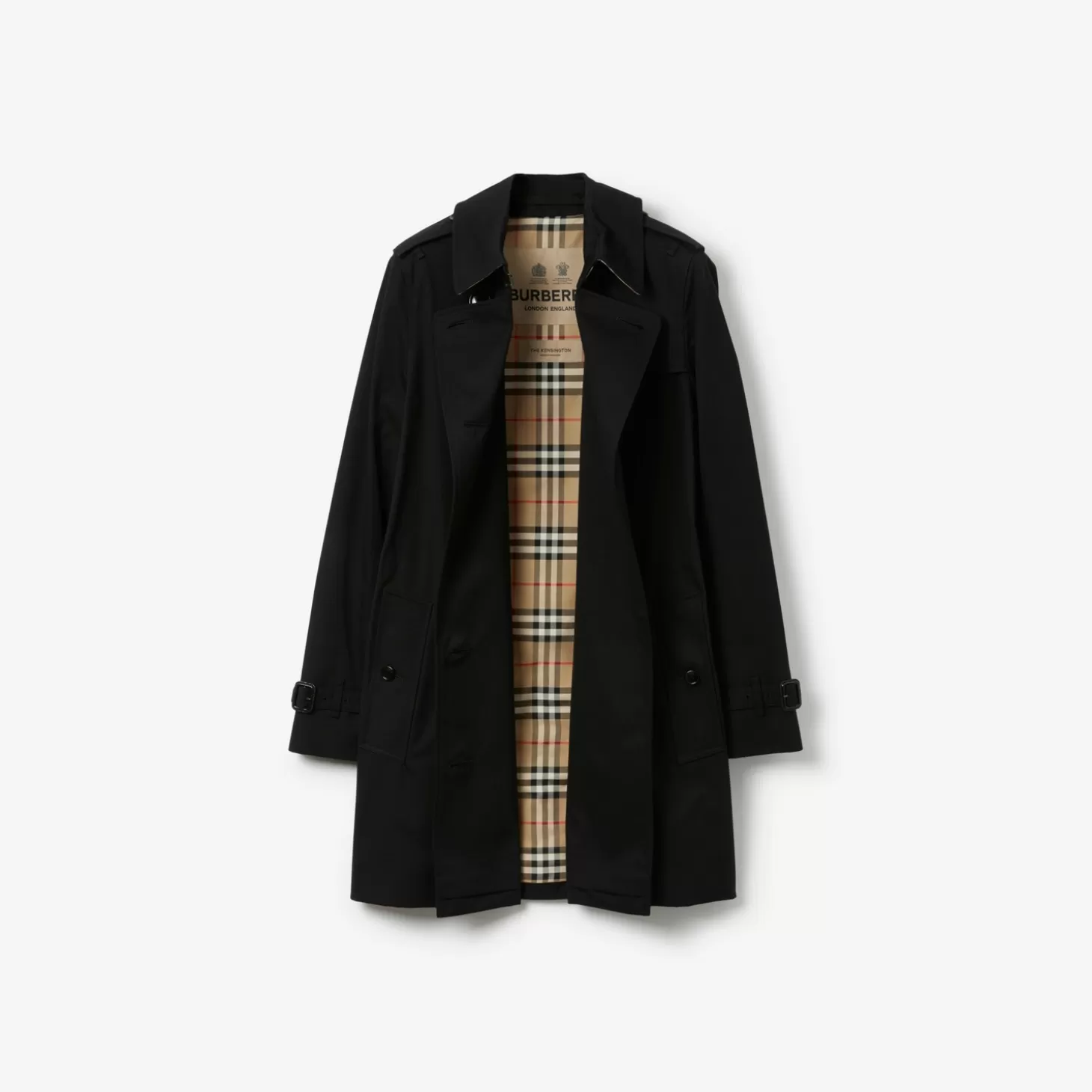 Burberry Kort Kensington Heritage Trench Coat*Kvinnor Kaffor och jackor | Trenchcoats