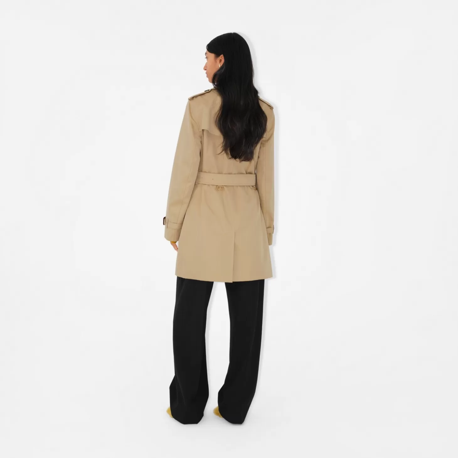 Burberry Kort Kensington Heritage Trench Coat*Kvinnor Kaffor och jackor | Trenchcoats