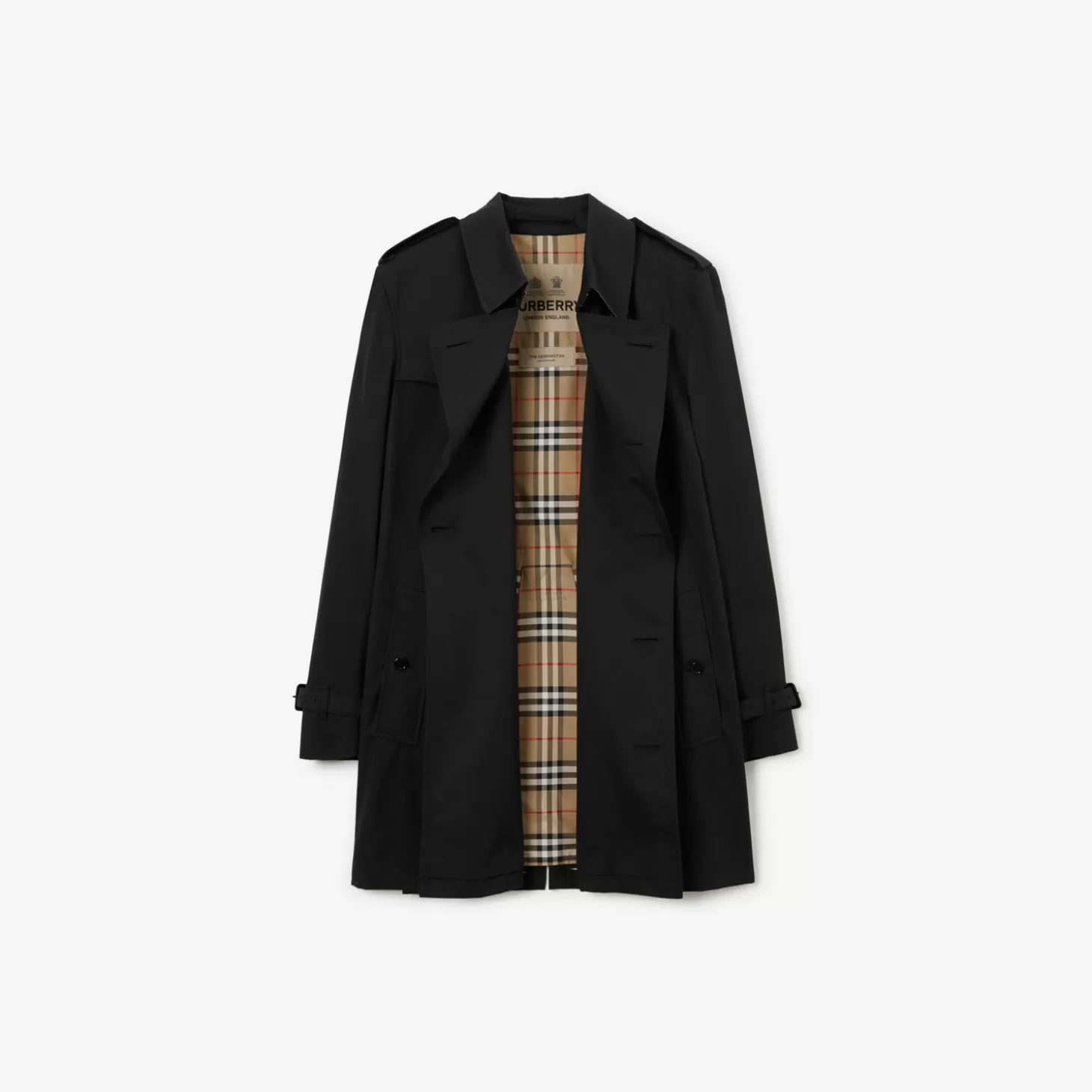 Burberry Kort Kensington Heritage Trench Coat*Män Kaffor och jackor | Trenchcoats