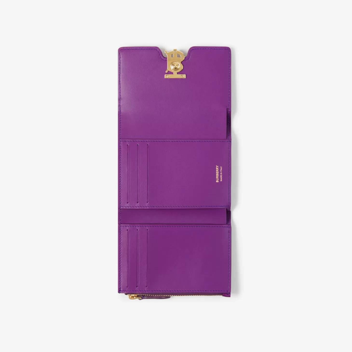 Burberry Läder Tb Kompakt plånbok*Kvinnor Plånböcker och kortfodral